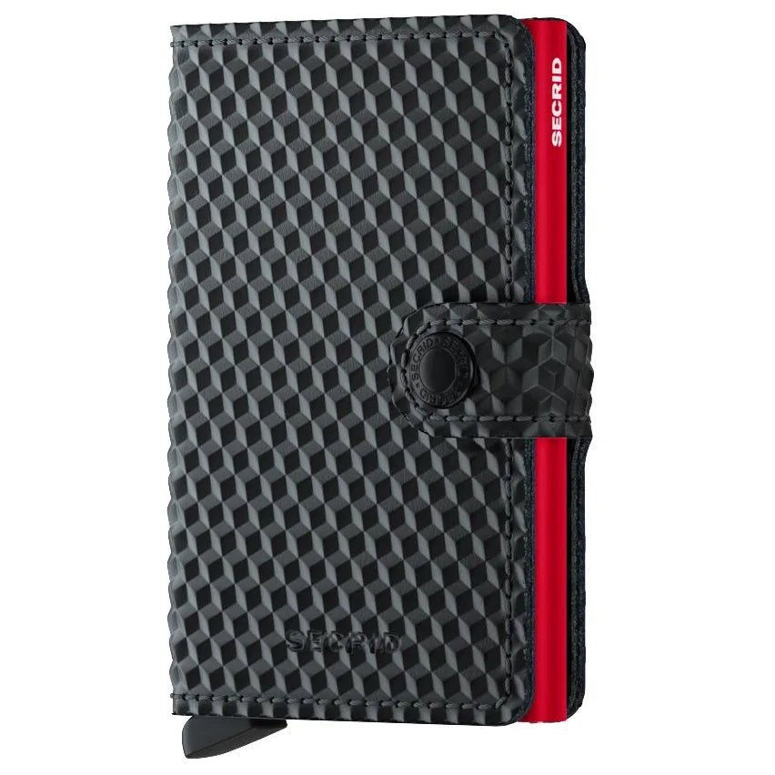 Secrid Wallets Miniwallet Cubic 10 cm - Black/Red