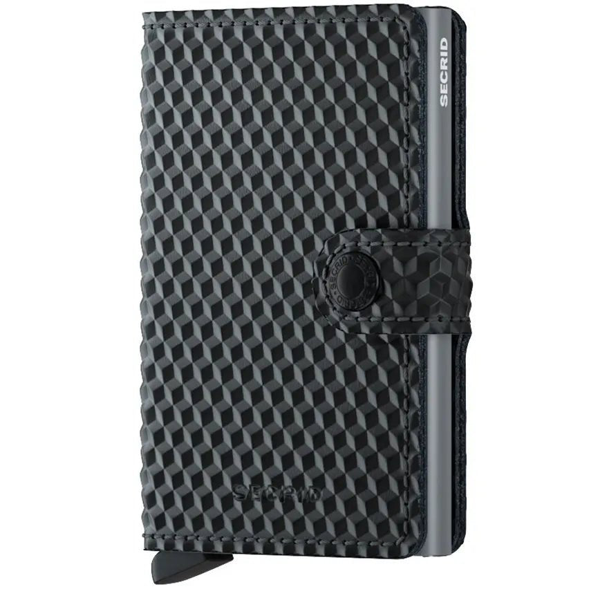 Secrid Wallets Miniwallet Cube 10 cm - Noir/Titane