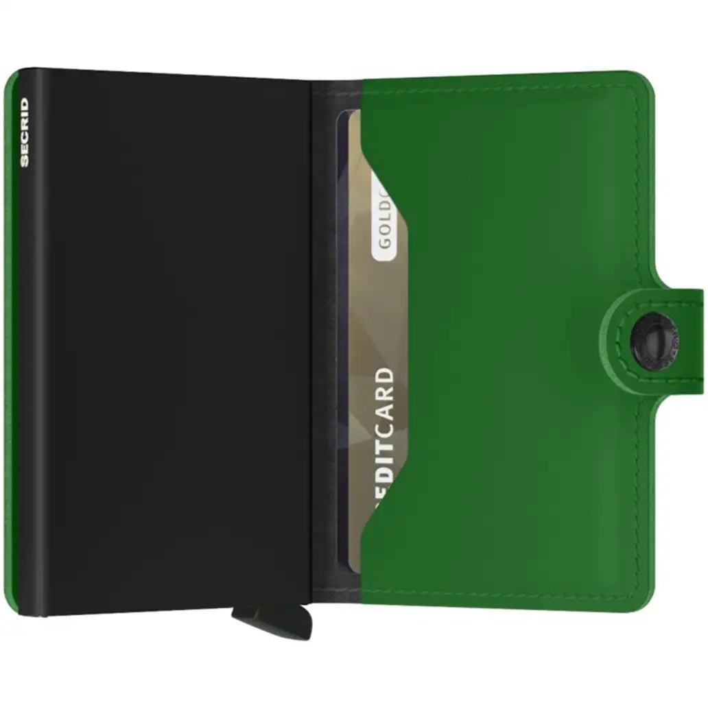 Secrid Wallets Miniwallet Matte 10 cm - Bright Green