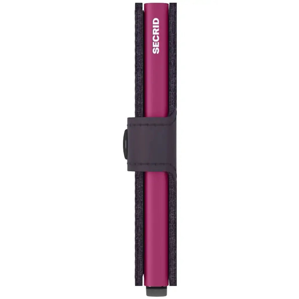 Secrid Wallets Miniwallet Matte 10 cm - Dark Purple-Fuchsia