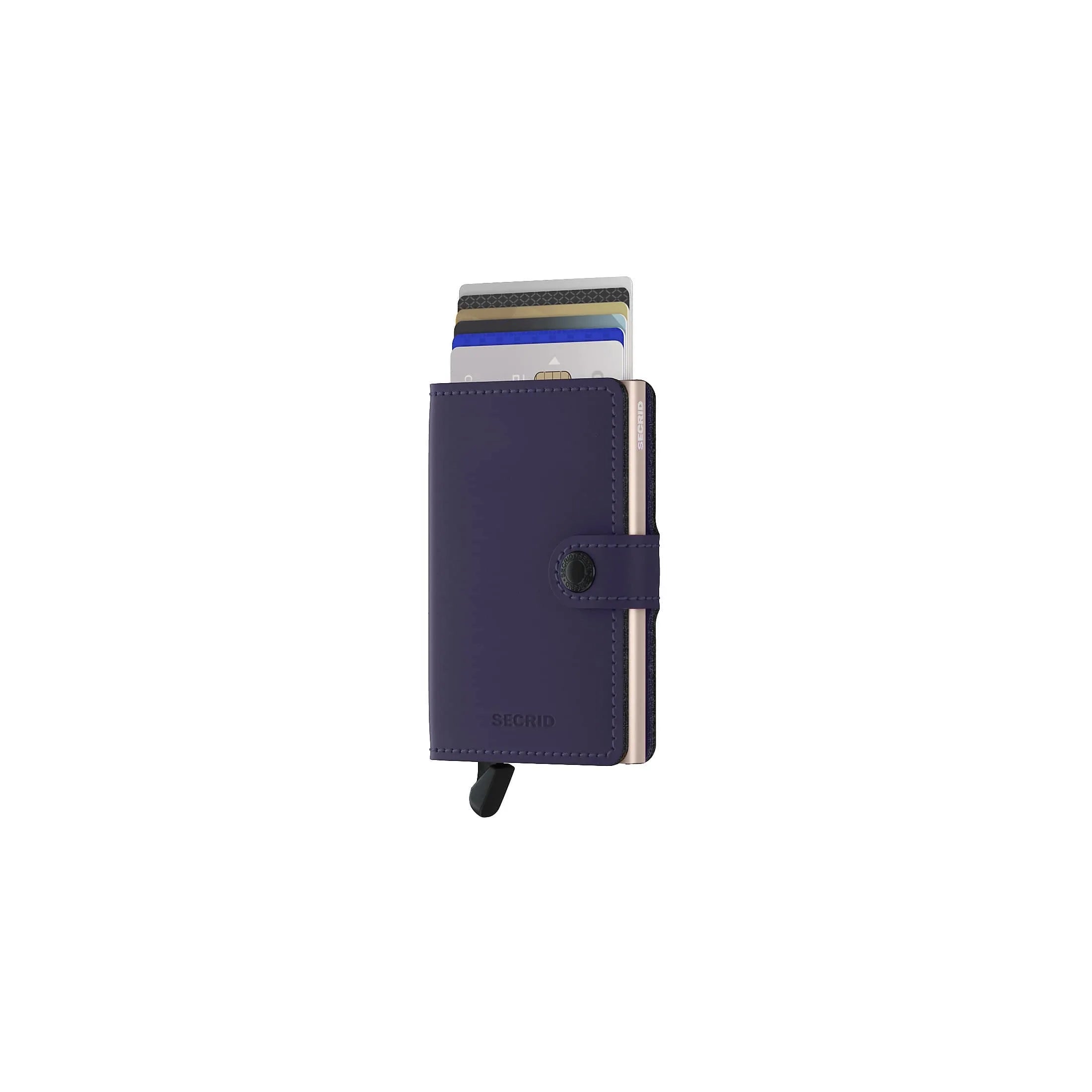 Secrid Wallets Miniwallet Mat 10 cm - bleu nuit