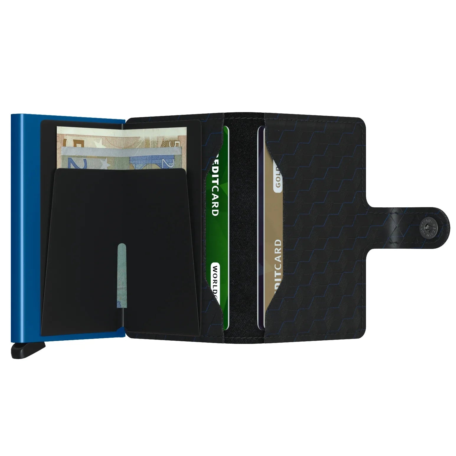 Secrid Wallets Miniwallet Optical 10 cm - Black-Titanium