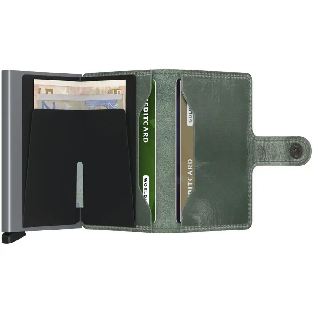 Secrid Wallets Miniwallet Vintage 10 cm - Sauge