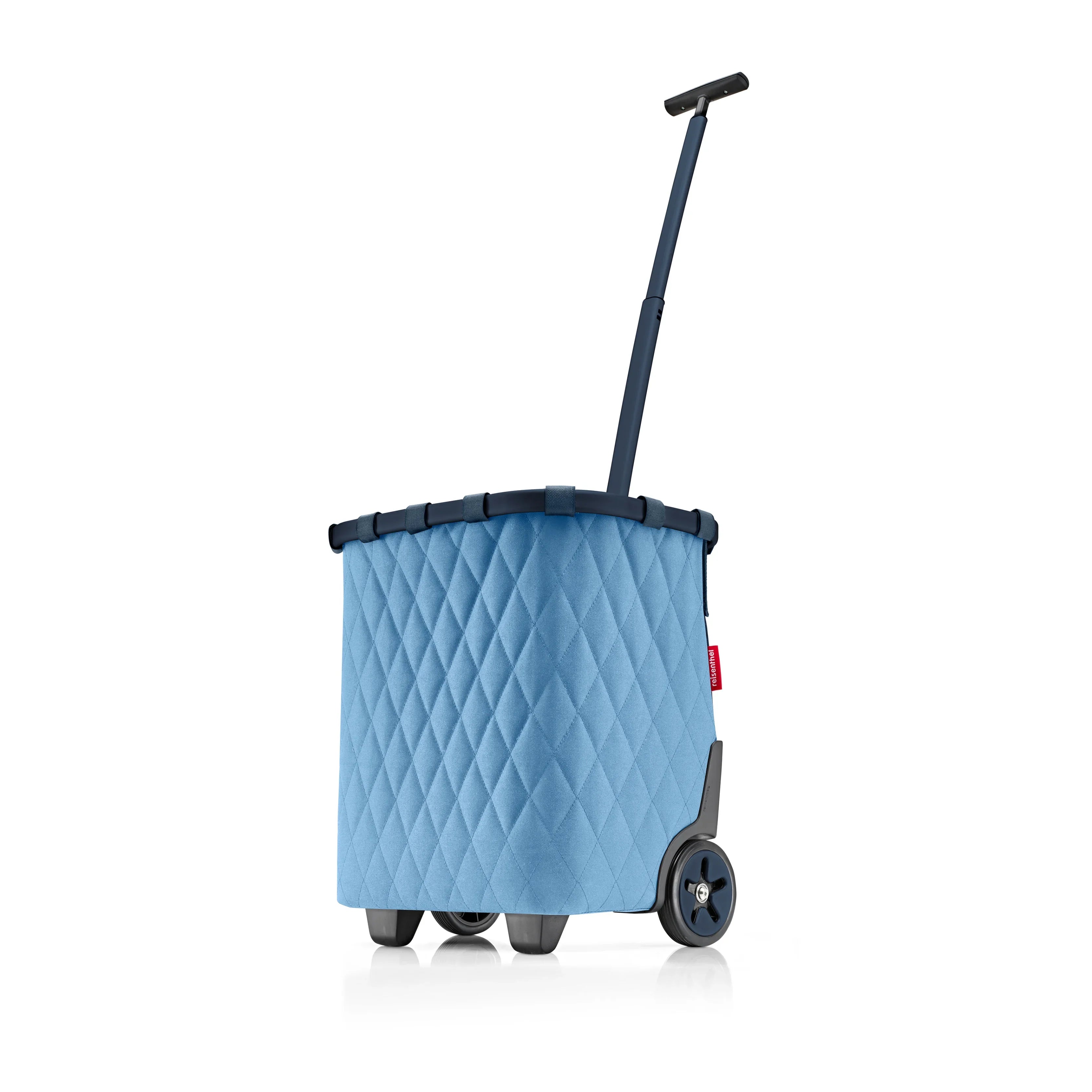 Reisenthel Rhombus Carrycruiser Einkaufskorb mit Rollen 48 cm - Blue