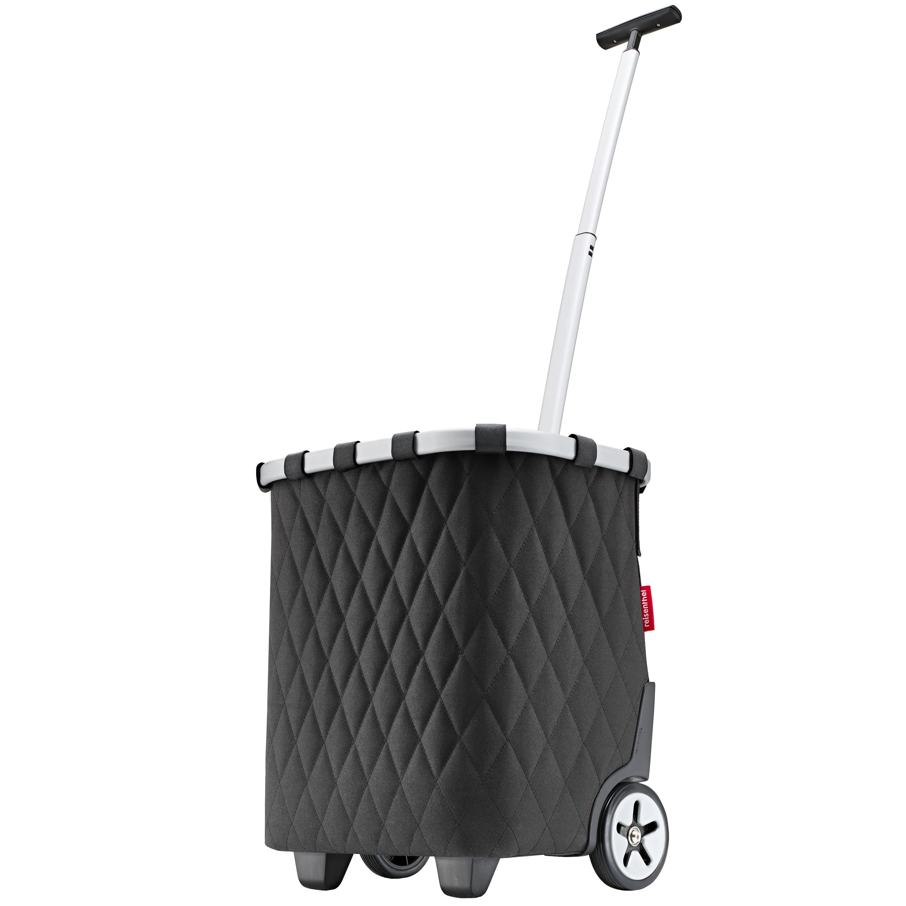 Reisenthel Rhombus Carrycruiser Einkaufskorb mit Rollen 48 cm - Black