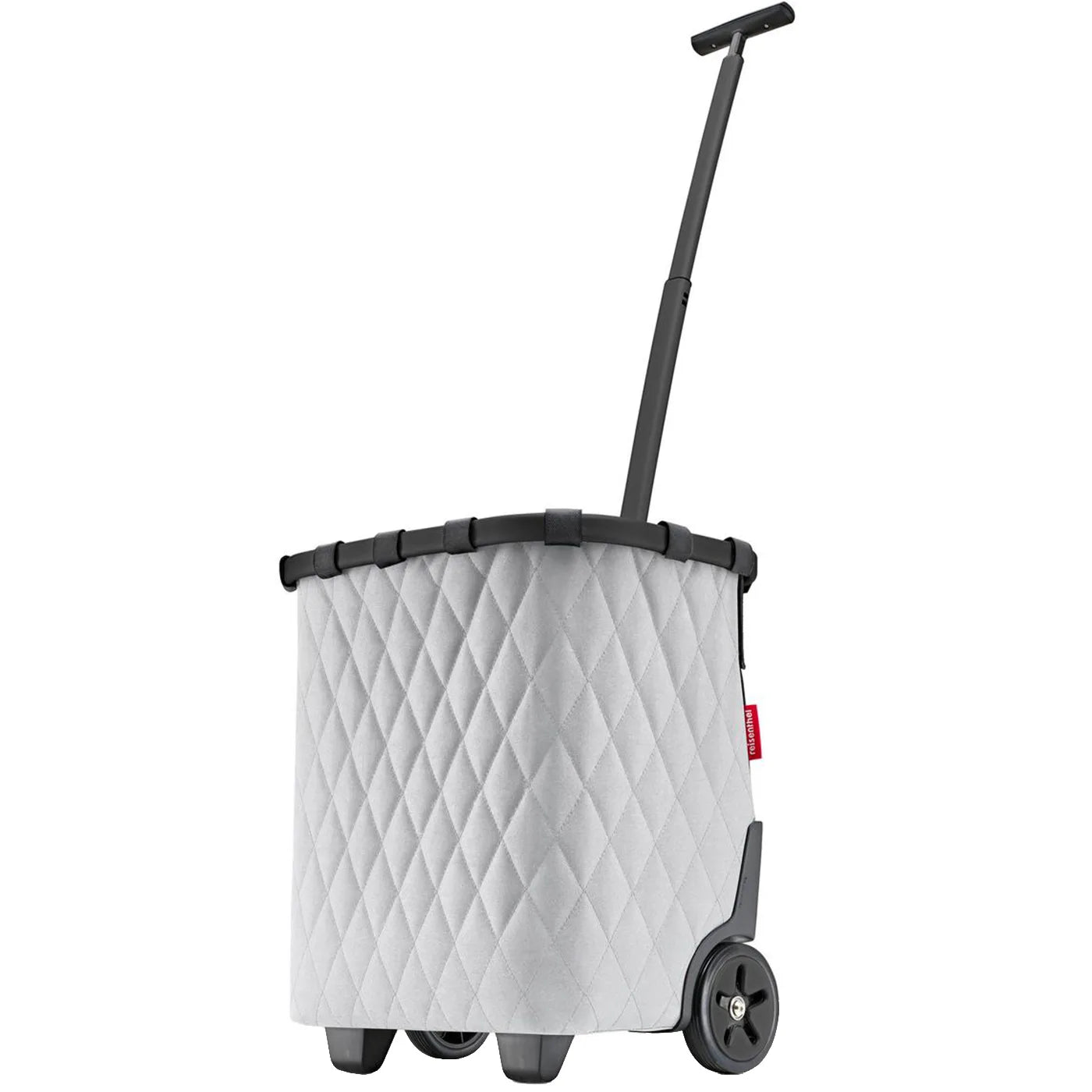 Reisenthel Rhombus Carrycruiser Einkaufskorb mit Rollen 48 cm - Light Grey
