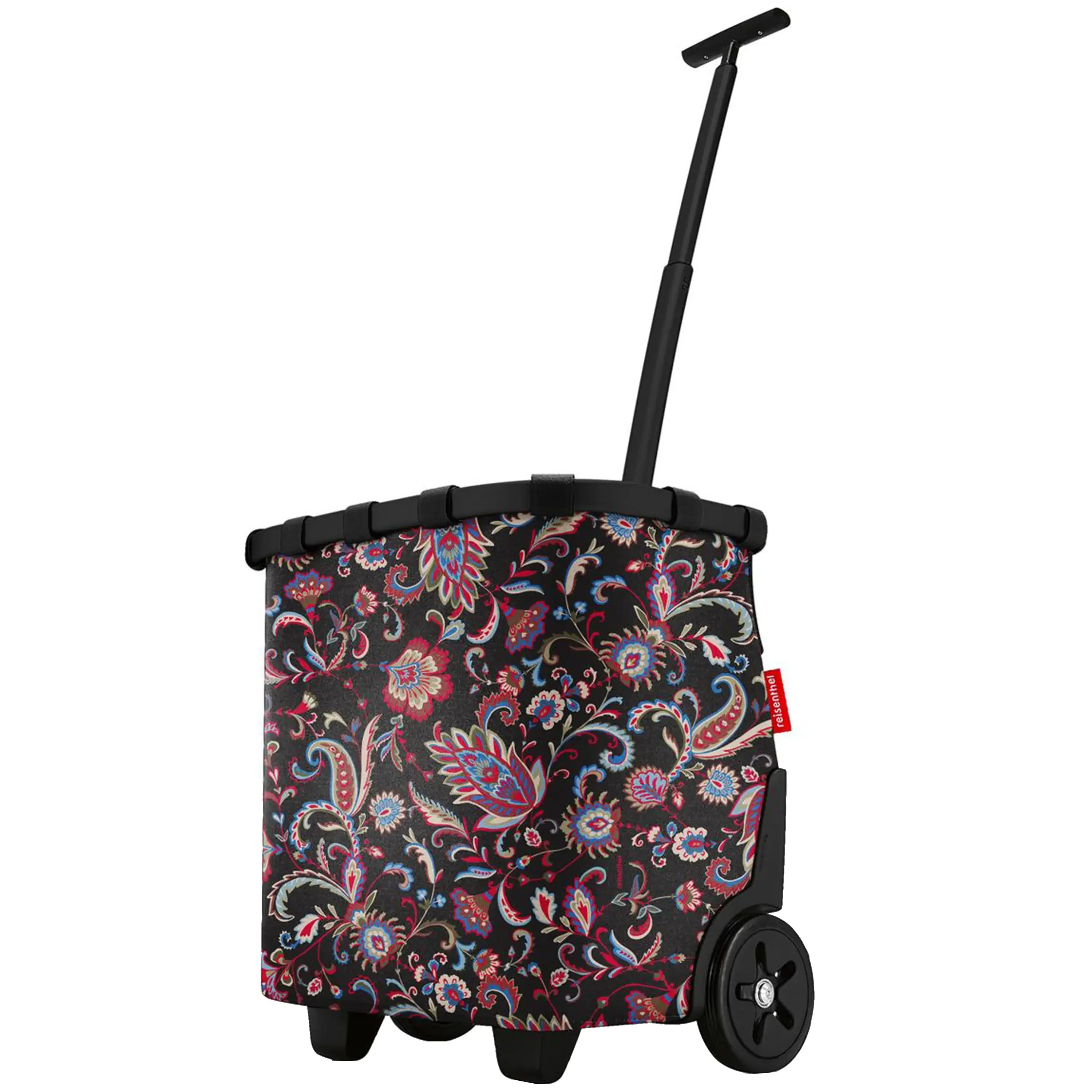 Reisenthel Shopping Carrycruiser shopping basket with wheels 48 cm - frame paisley black