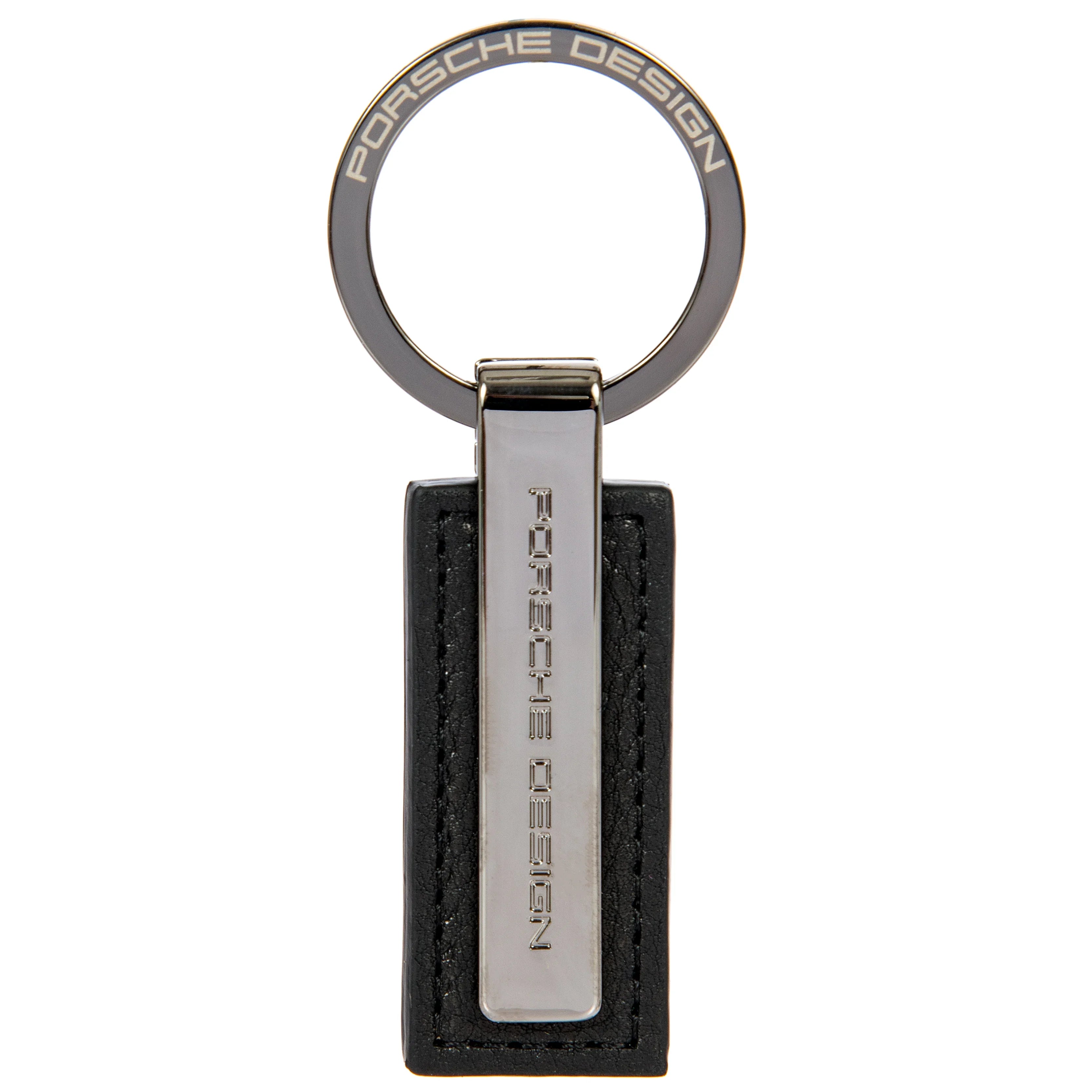 Porsche Design Keyrings Schlüsselanhänger Metal Bar 9 cm - Black