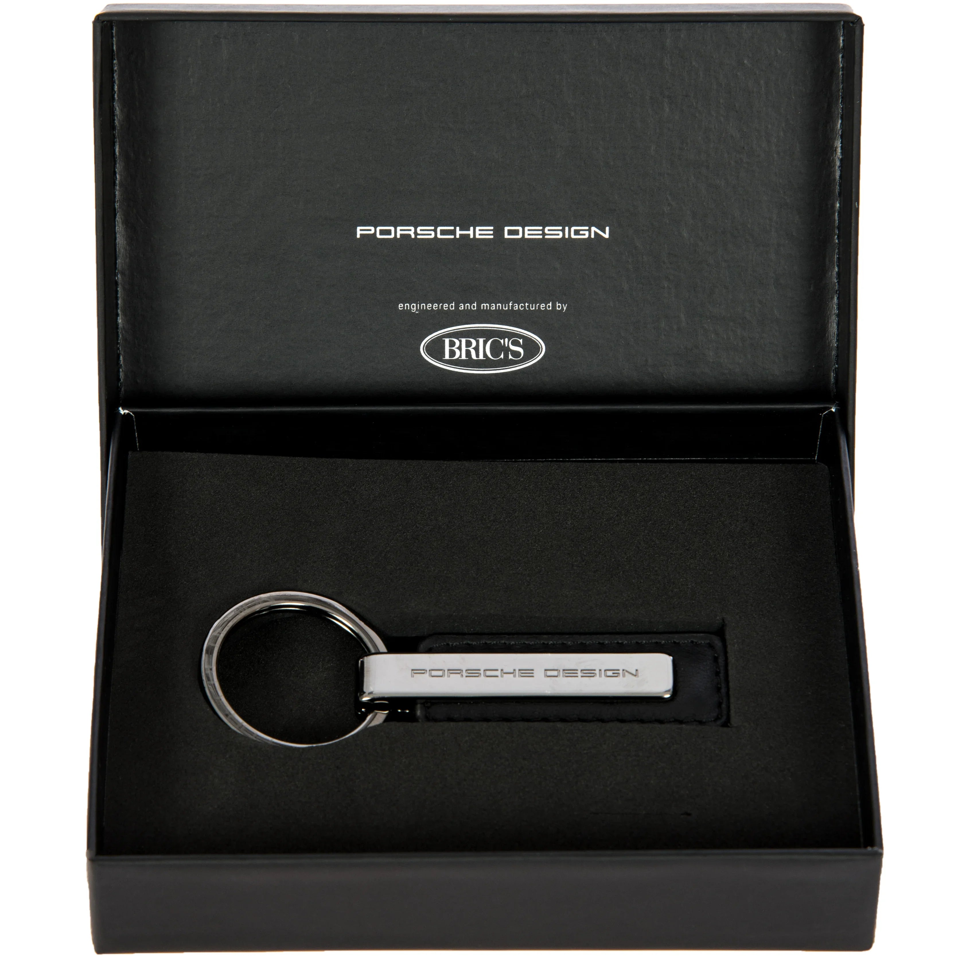 Porsche Design Porte-clés Porte-clés Barre Métallique 9 cm - Noir