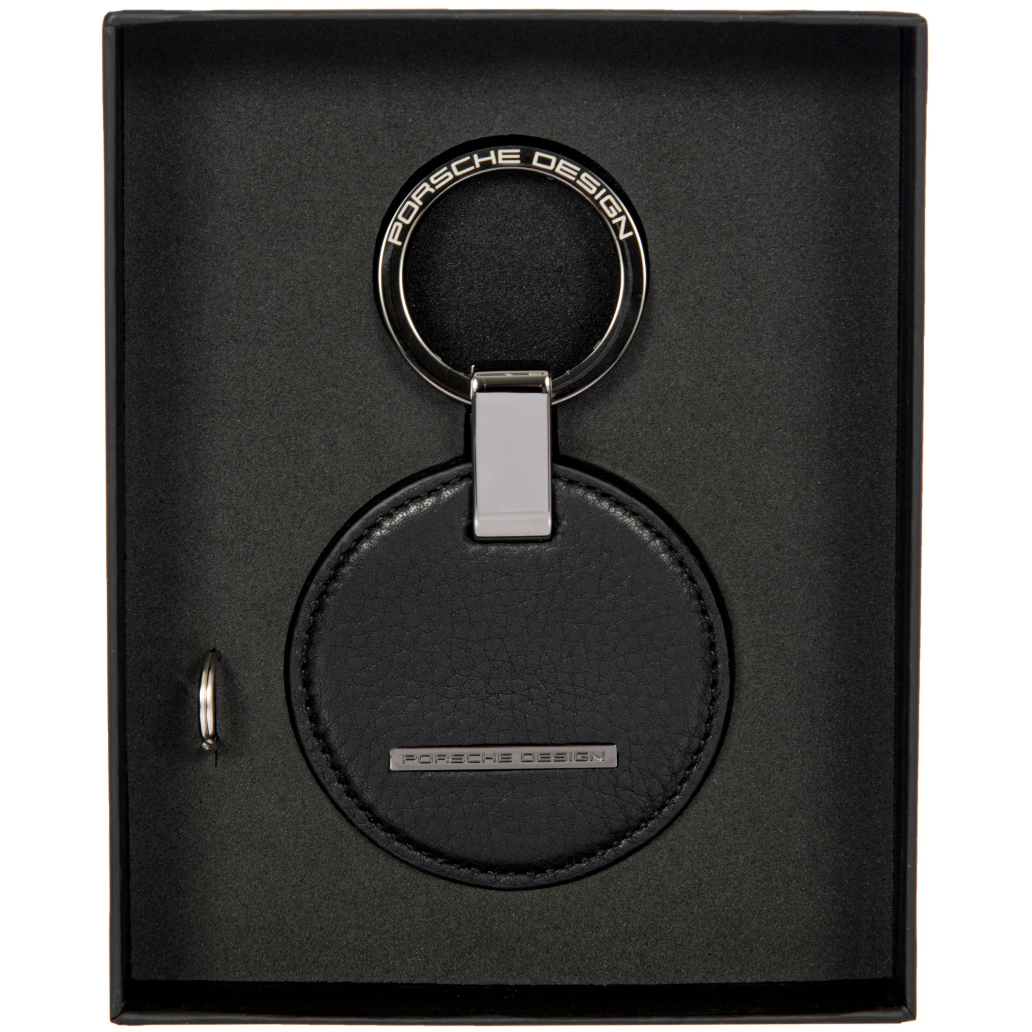 Porsche Design Keyrings key ring Circle 9 cm - Dark Brown