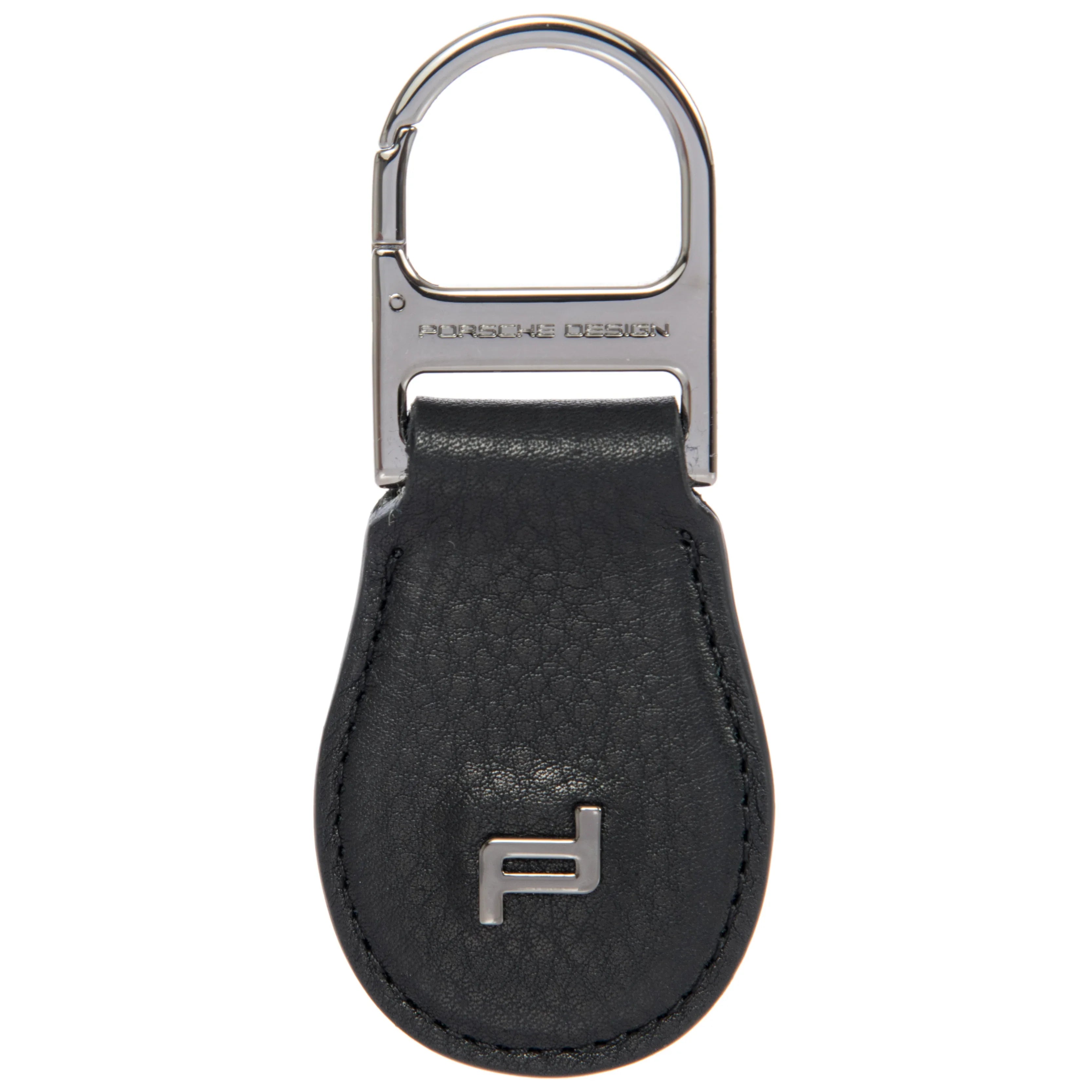Porsche Design Keyrings Schlüsselanhänger Drop 9 cm - Black