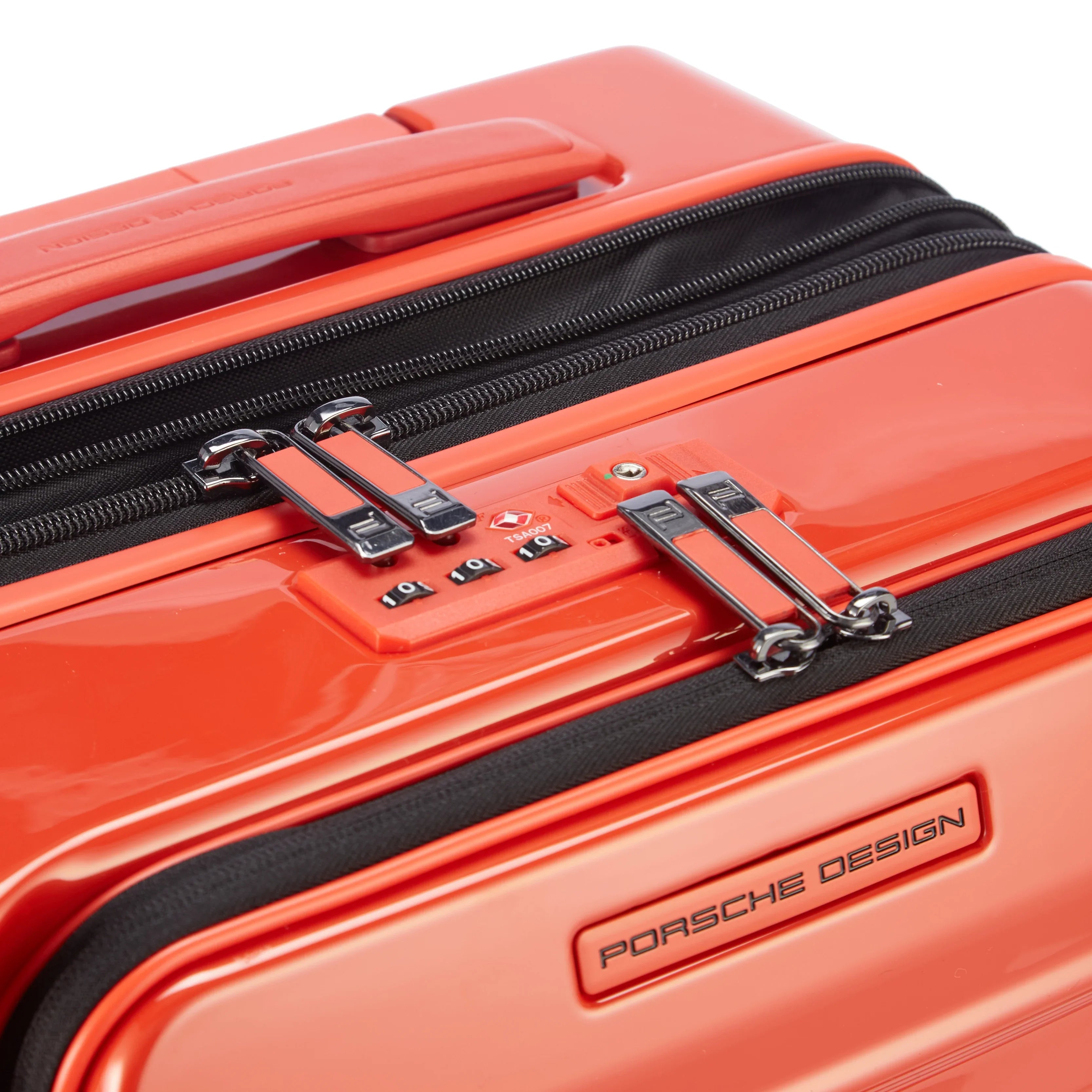 Porsche Design Roadster Hardcase 4-wheel business trolley 55 cm - Lava Orange Glossy