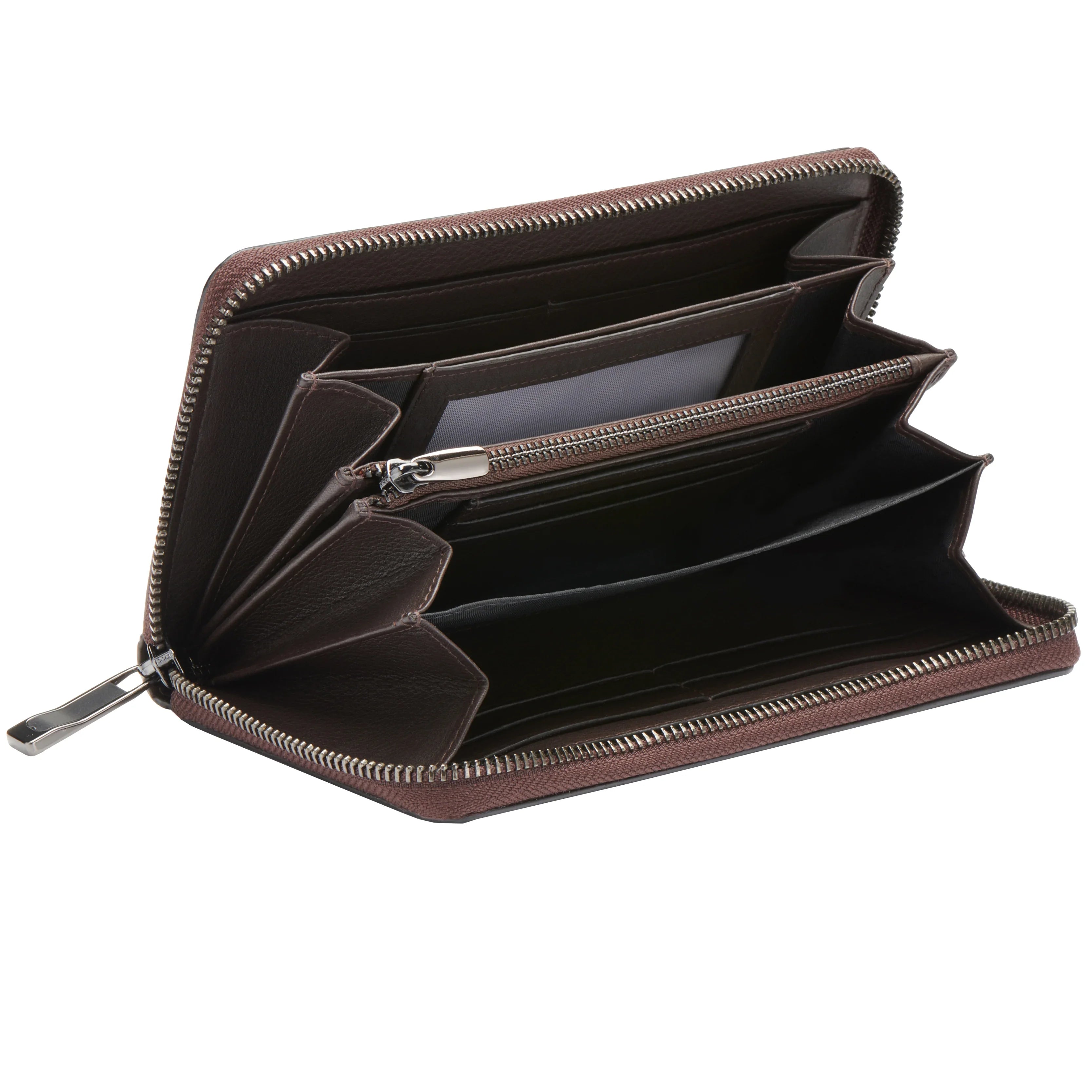 Porsche Design Accessories Business Wallet 15 Zipper RFID 20 cm - Dark Brown