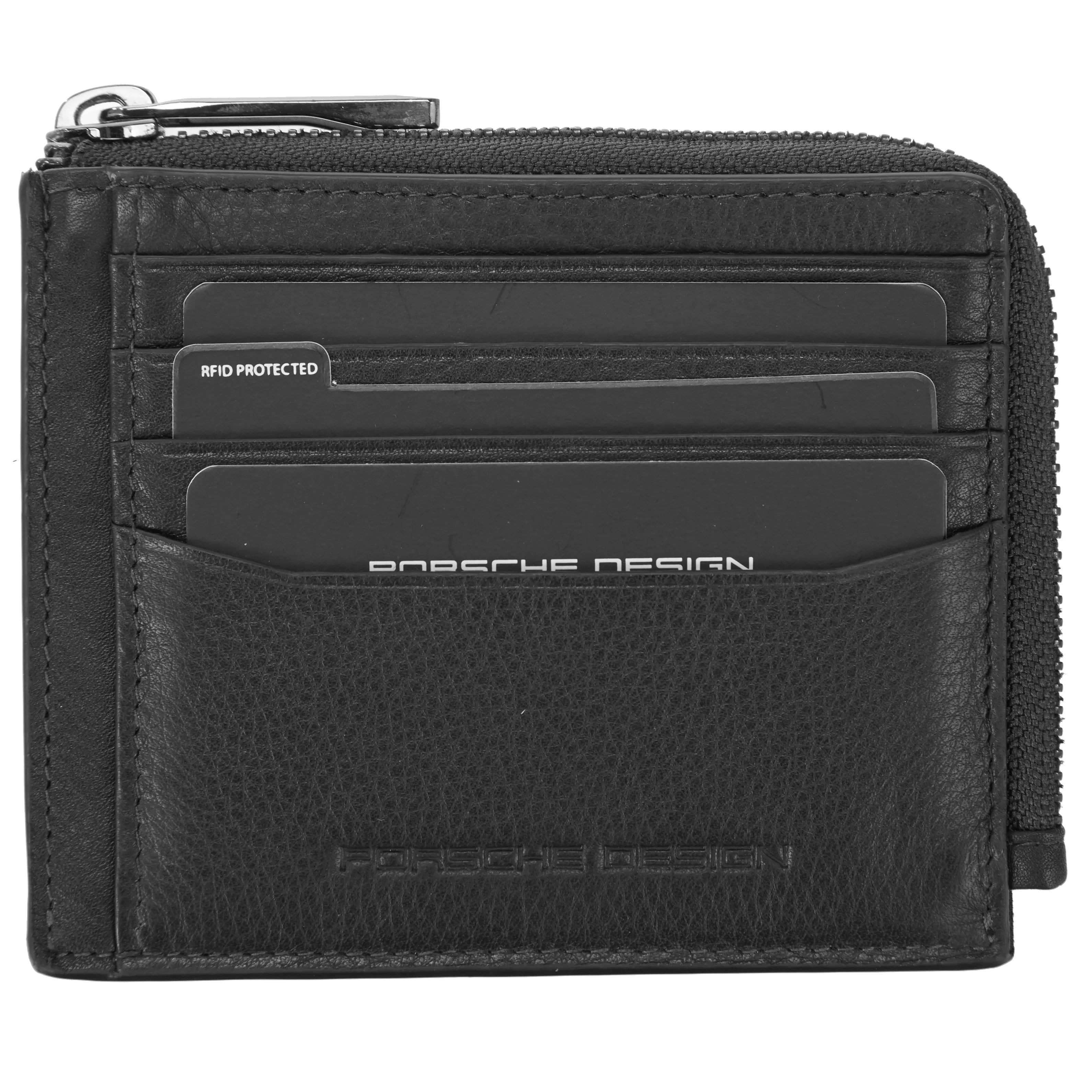 Porsche Design Accessoires Business Wallet 11 Zipper RFID 12 cm - Noir