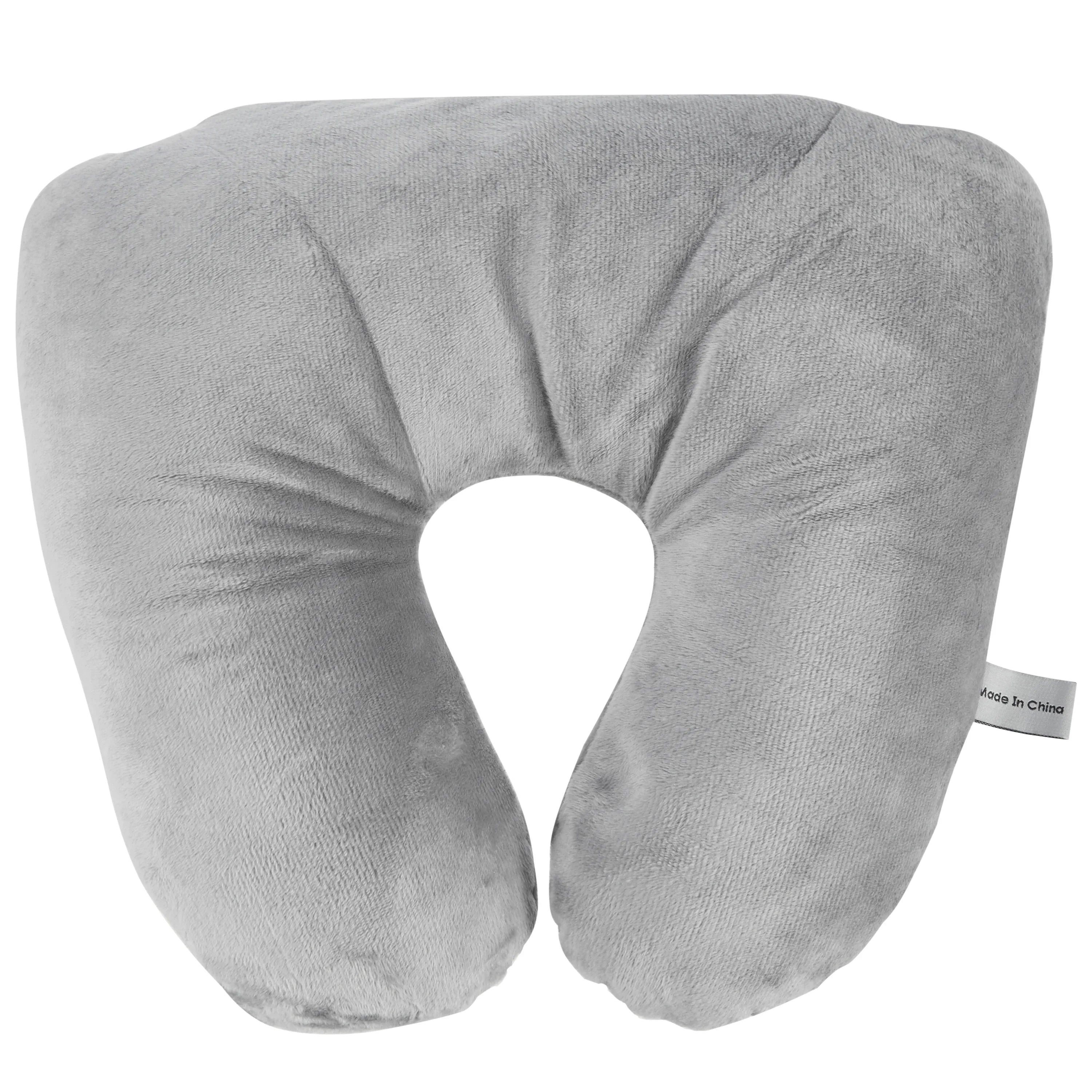 koffer-direkt.de Accessoires Oreiller cervical Franky en polaire 34 cm - gris