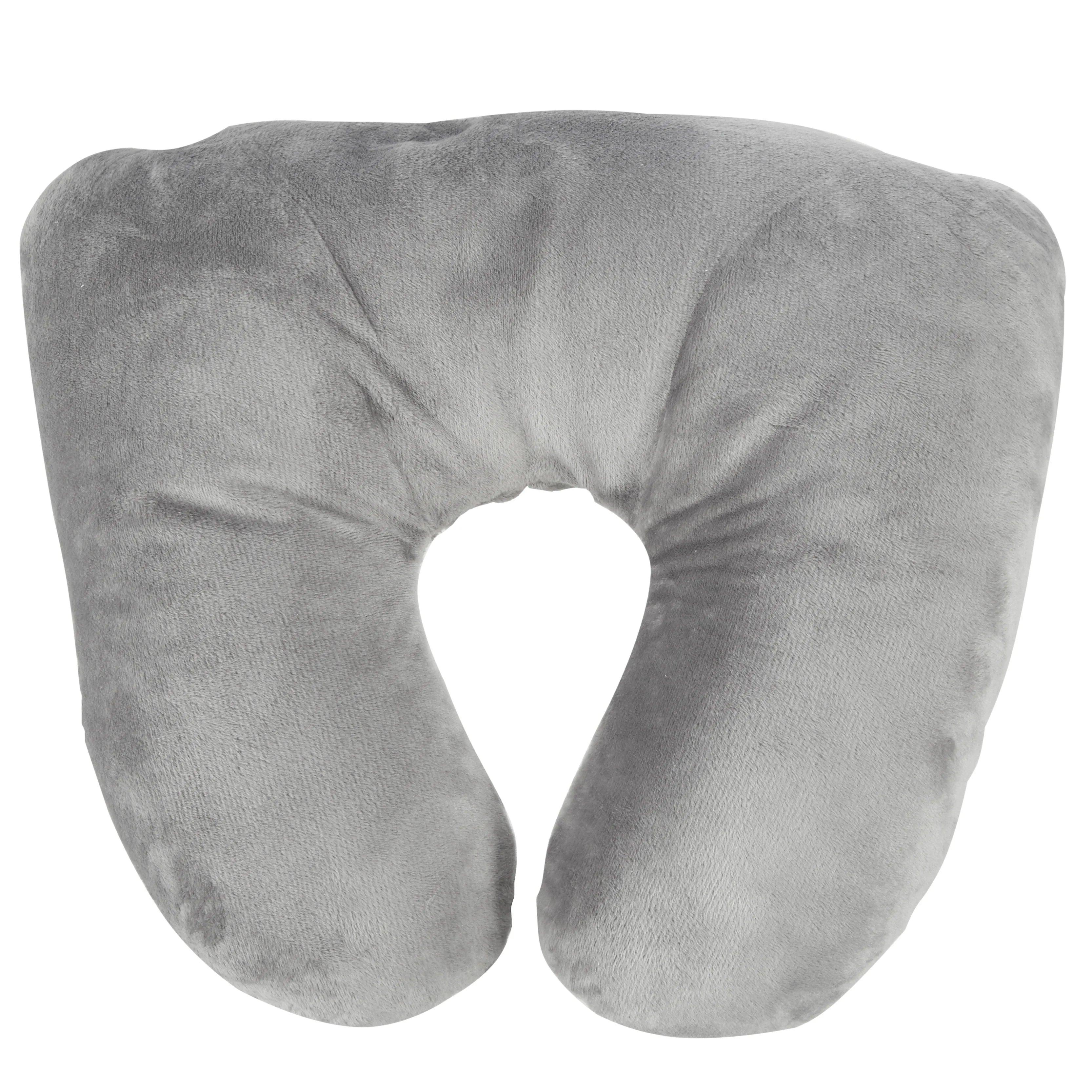 koffer-direkt.de Accessories Franky fleece neck cushion 34 cm - gray