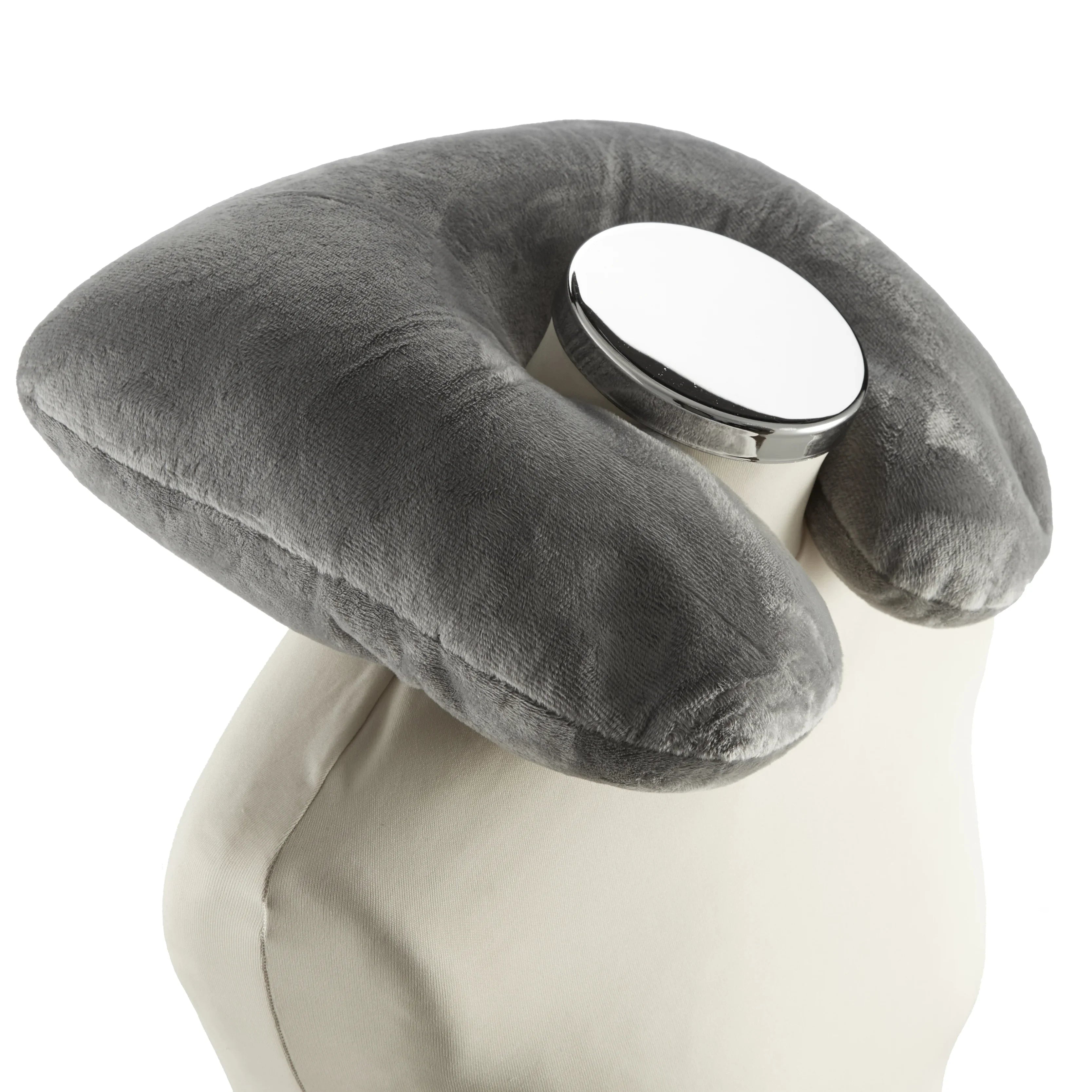 koffer-direkt.de Accessories Franky fleece neck cushion 34 cm - gray