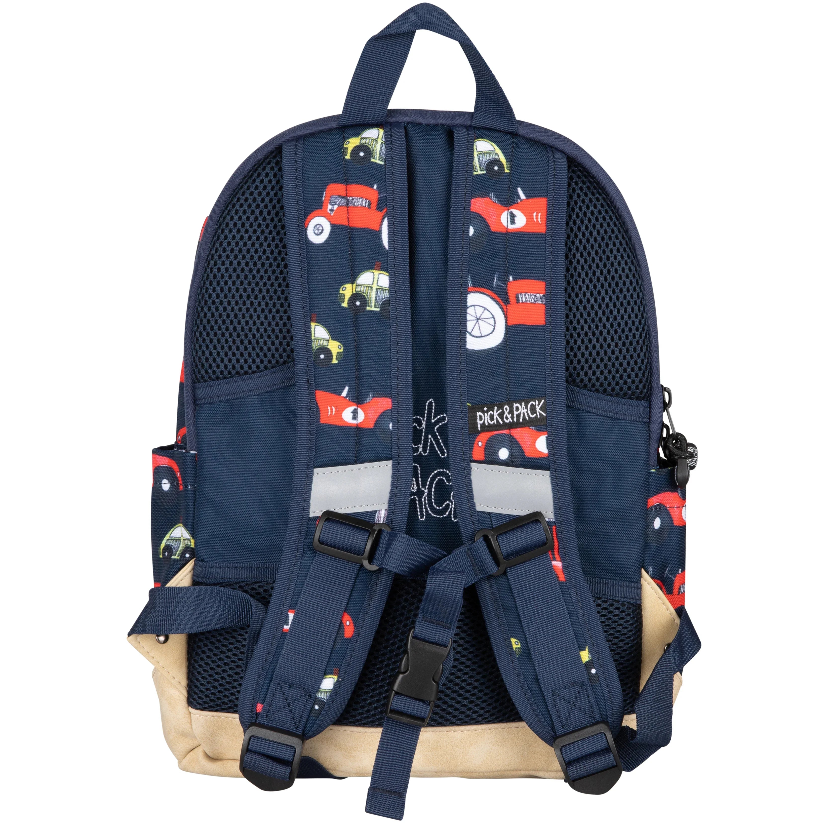 Pick & Pack Cars children's backpack 37 cm - Navy