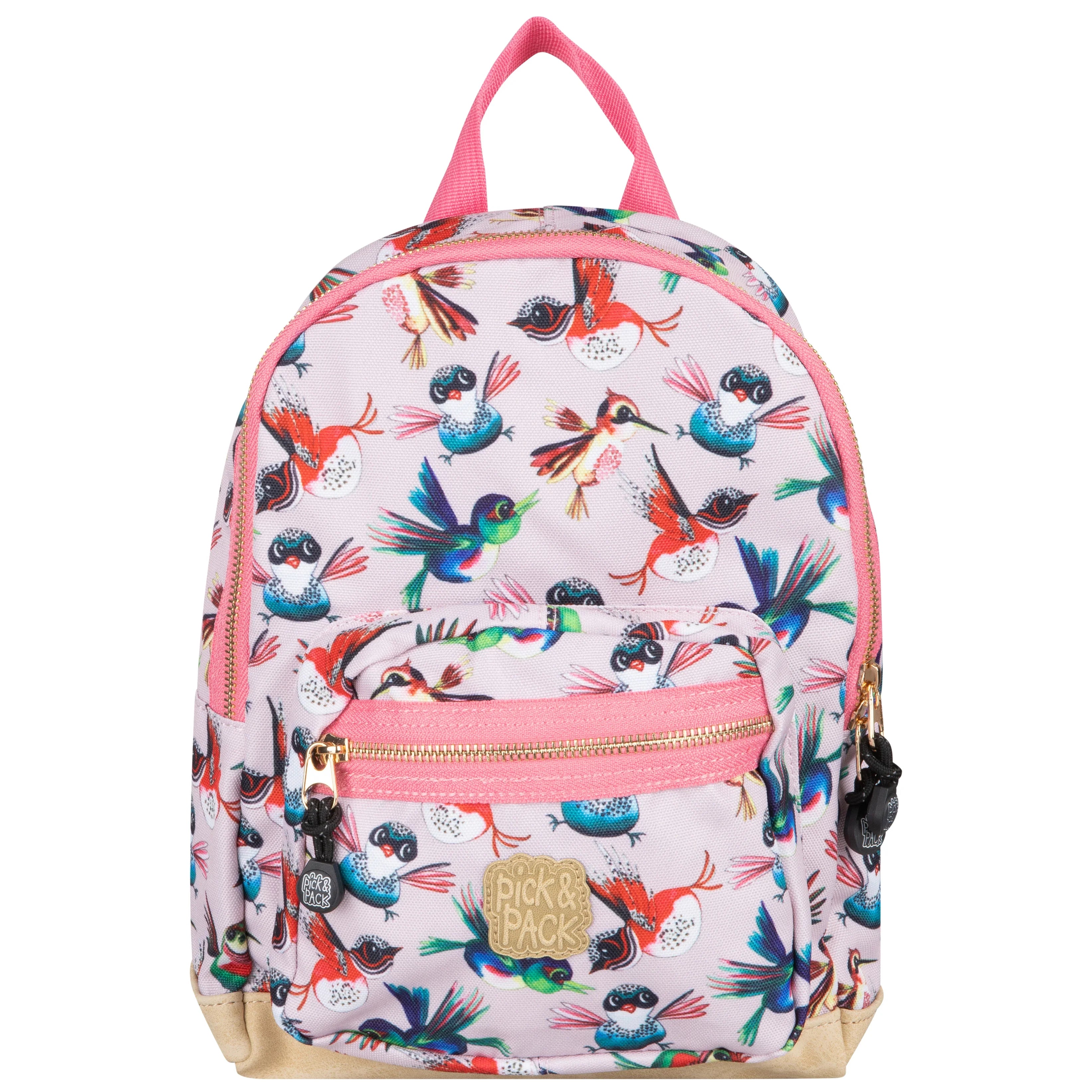 Pick & Pack Birds children's backpack 31 cm - Soft Pink