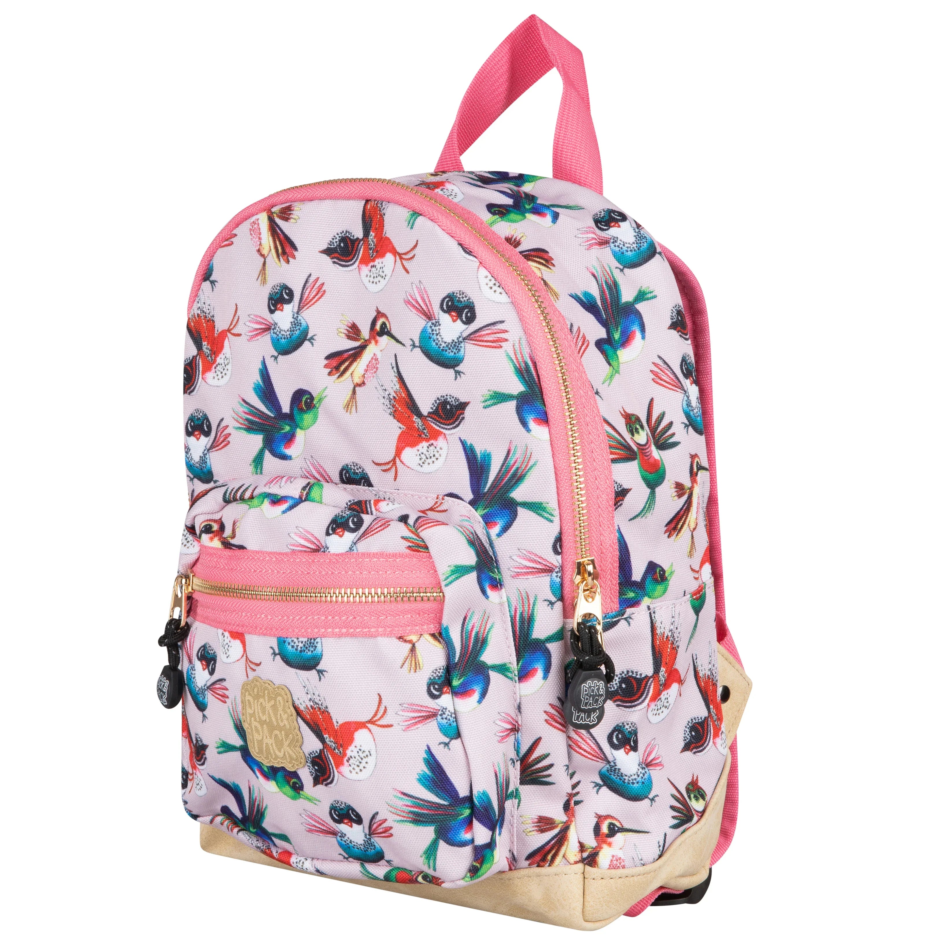Pick & Pack Birds children's backpack 31 cm - Soft Pink