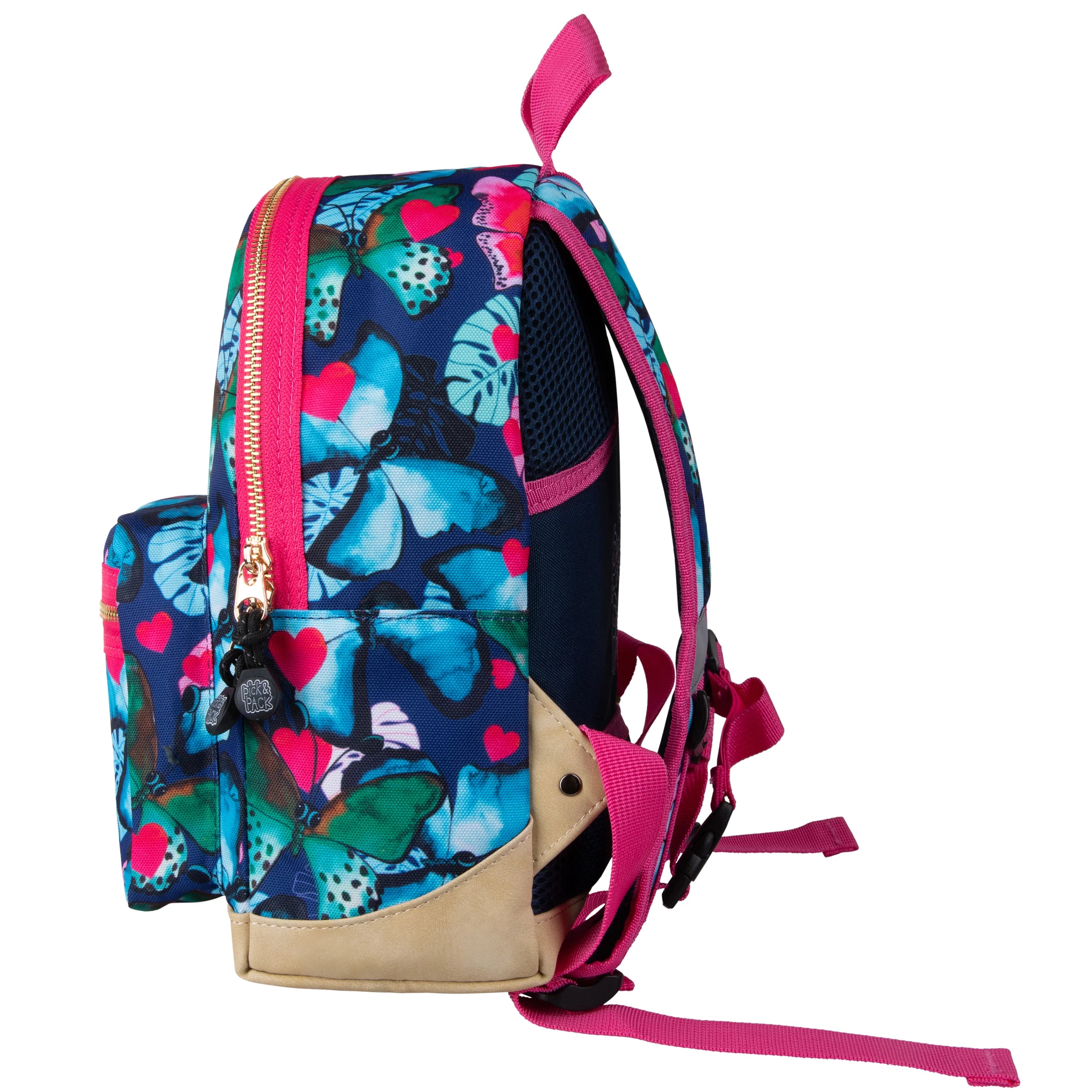 Pick & Pack Beautiful Butterfly children's backpack 31 cm - Navy