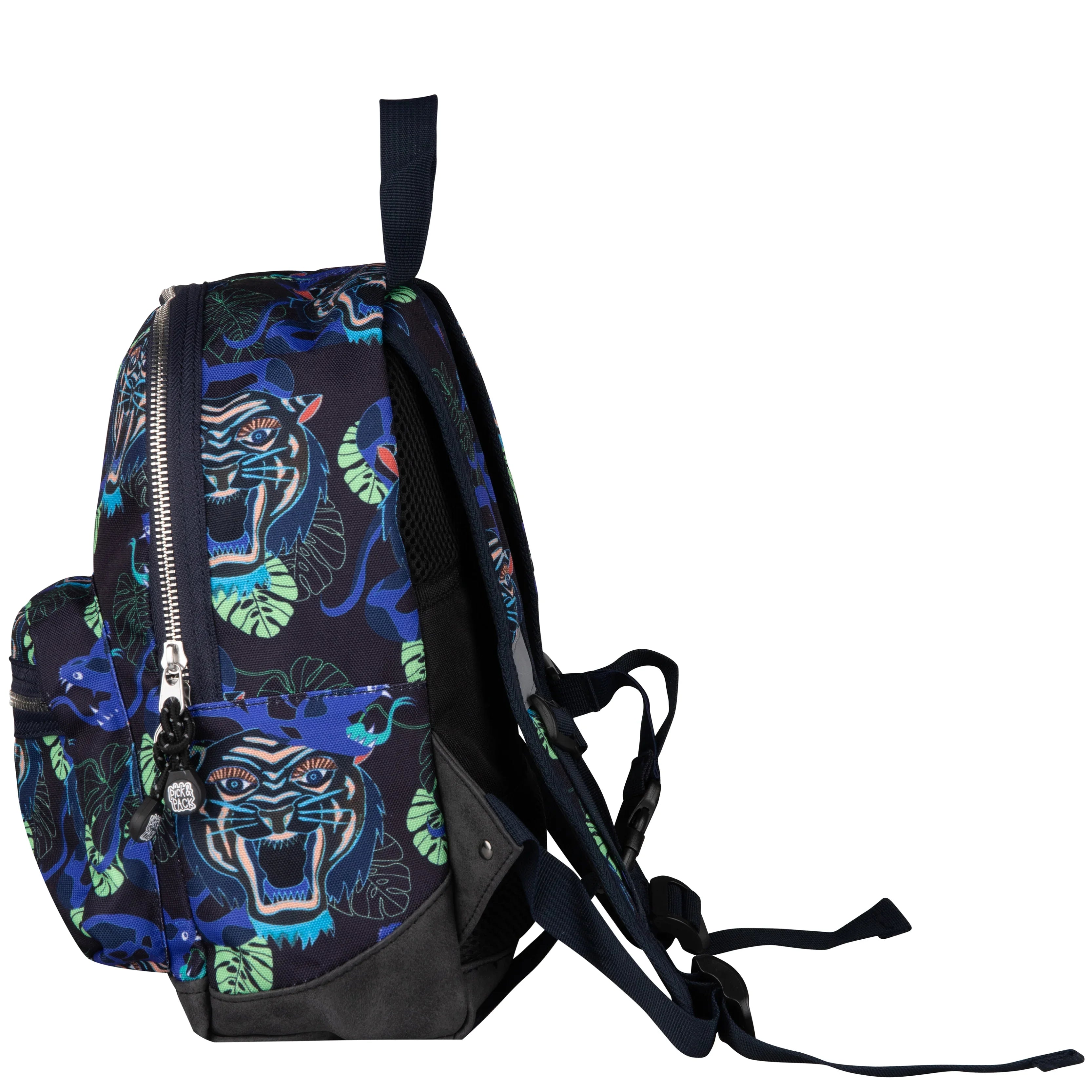 Pick & Pack Dangerous Cat AOP children's backpack 31 cm - Carbon