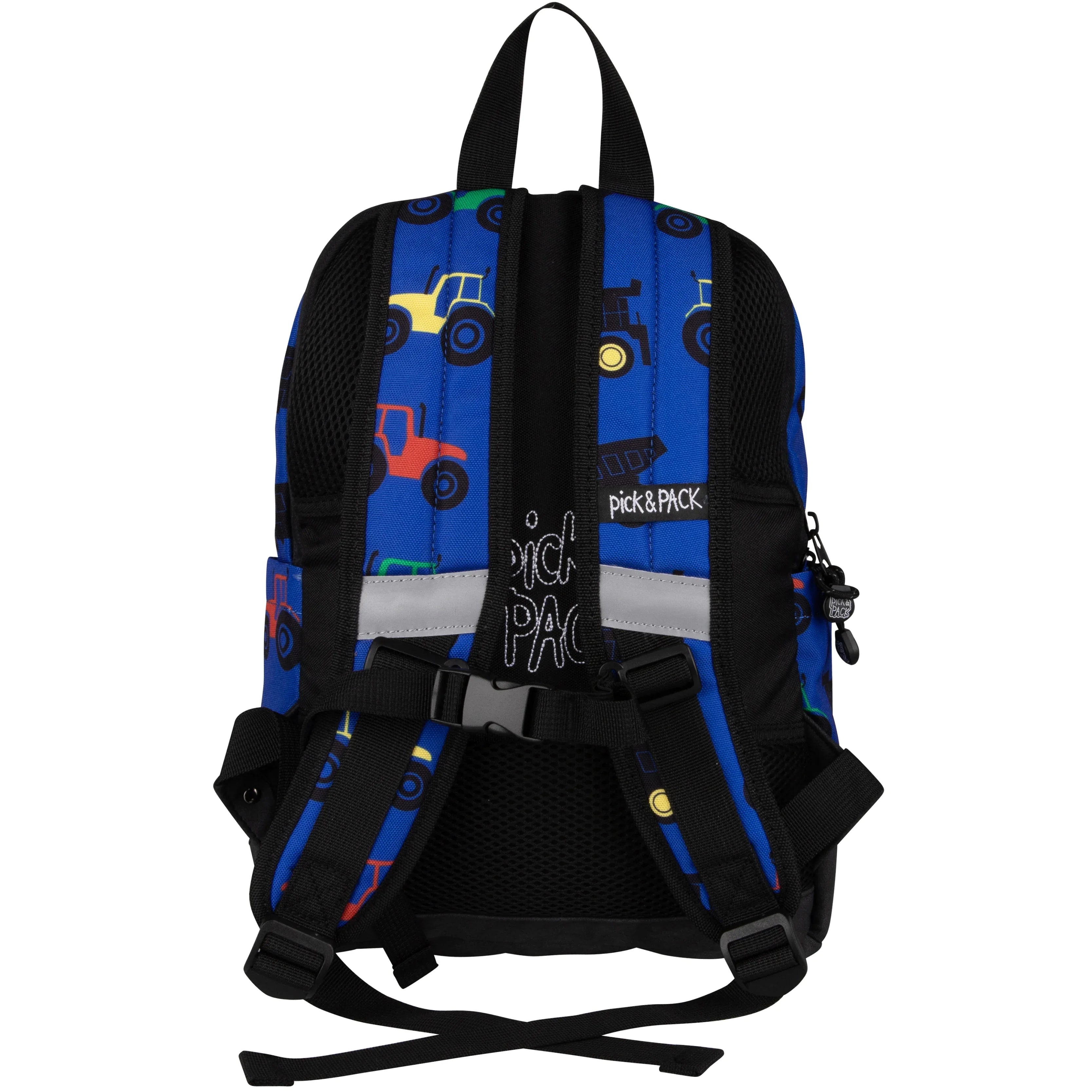 Pick & Pack Tractor children's backpack 37 cm - Blue