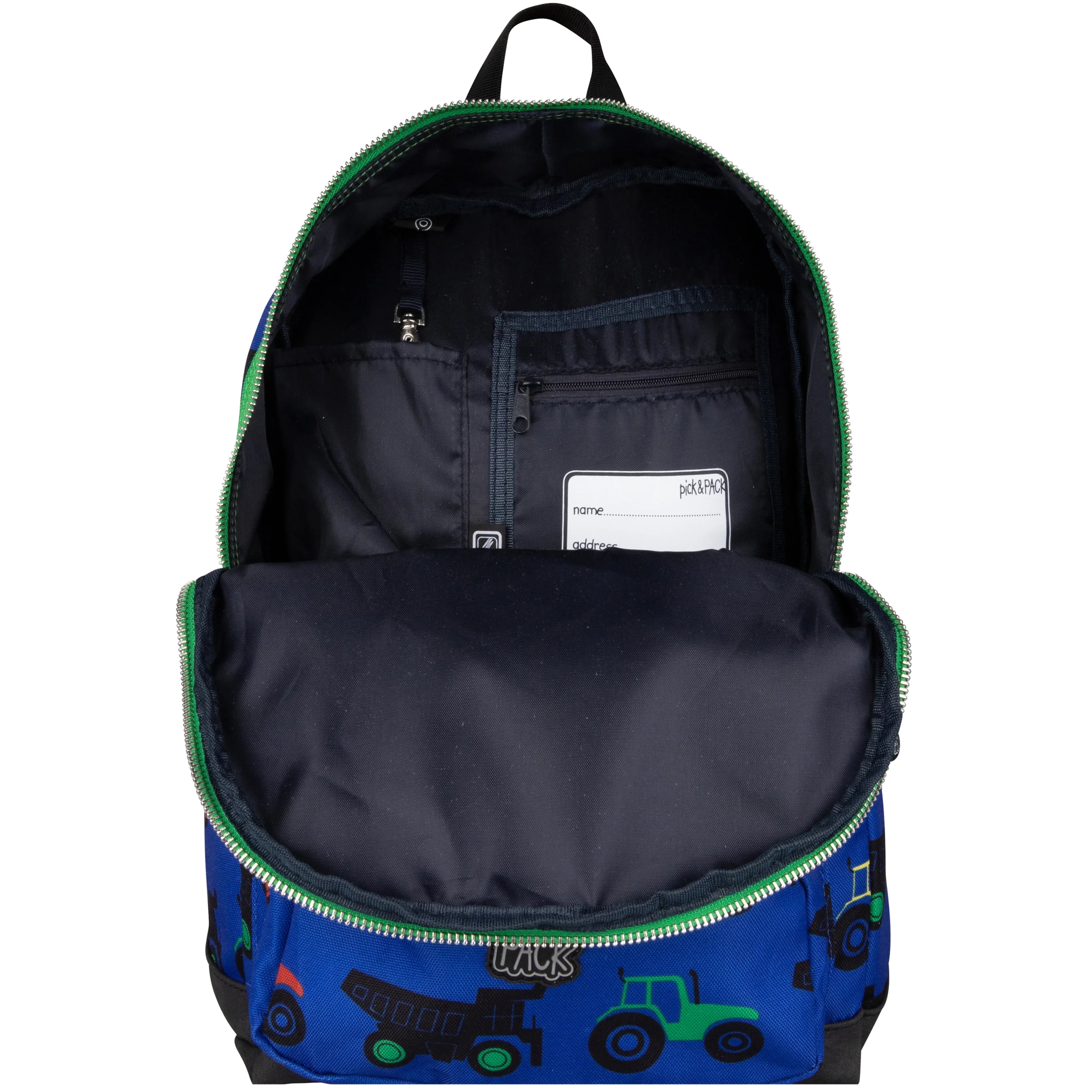 Pick & Pack Tractor children's backpack 37 cm - Blue