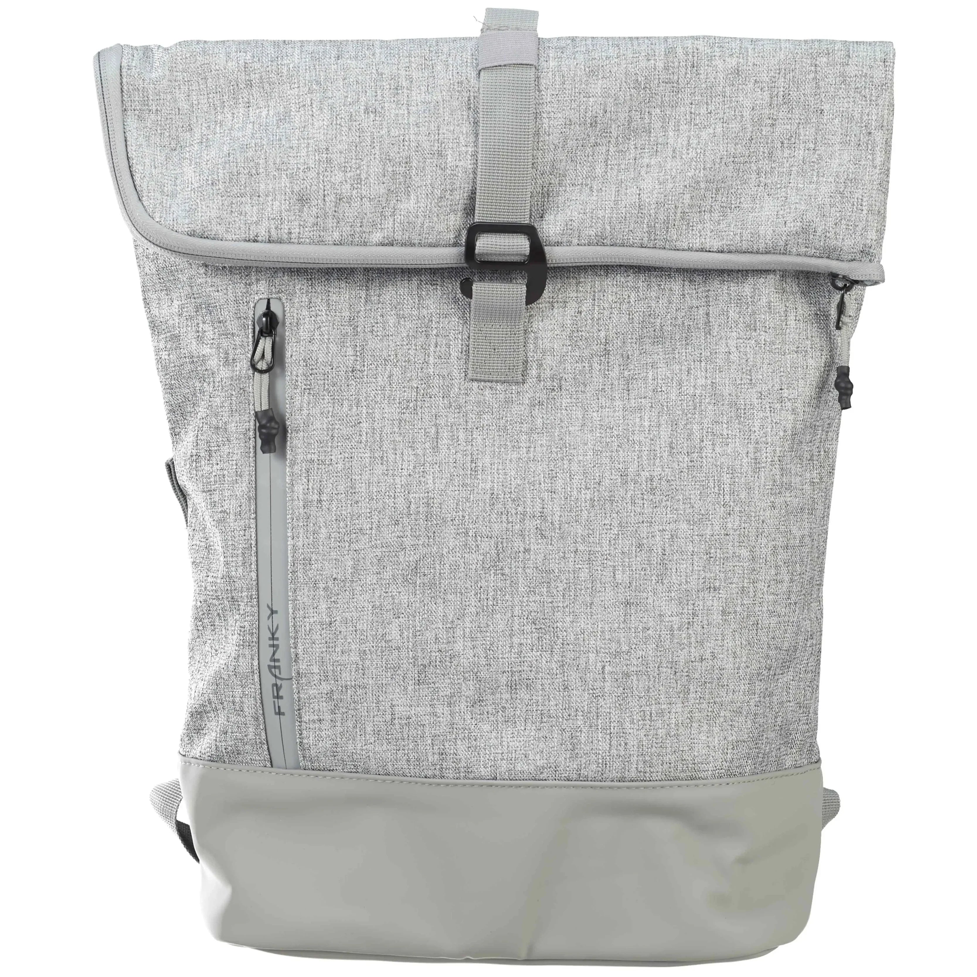 koffer-direkt.de Roll-top backpack 41 cm - light gray
