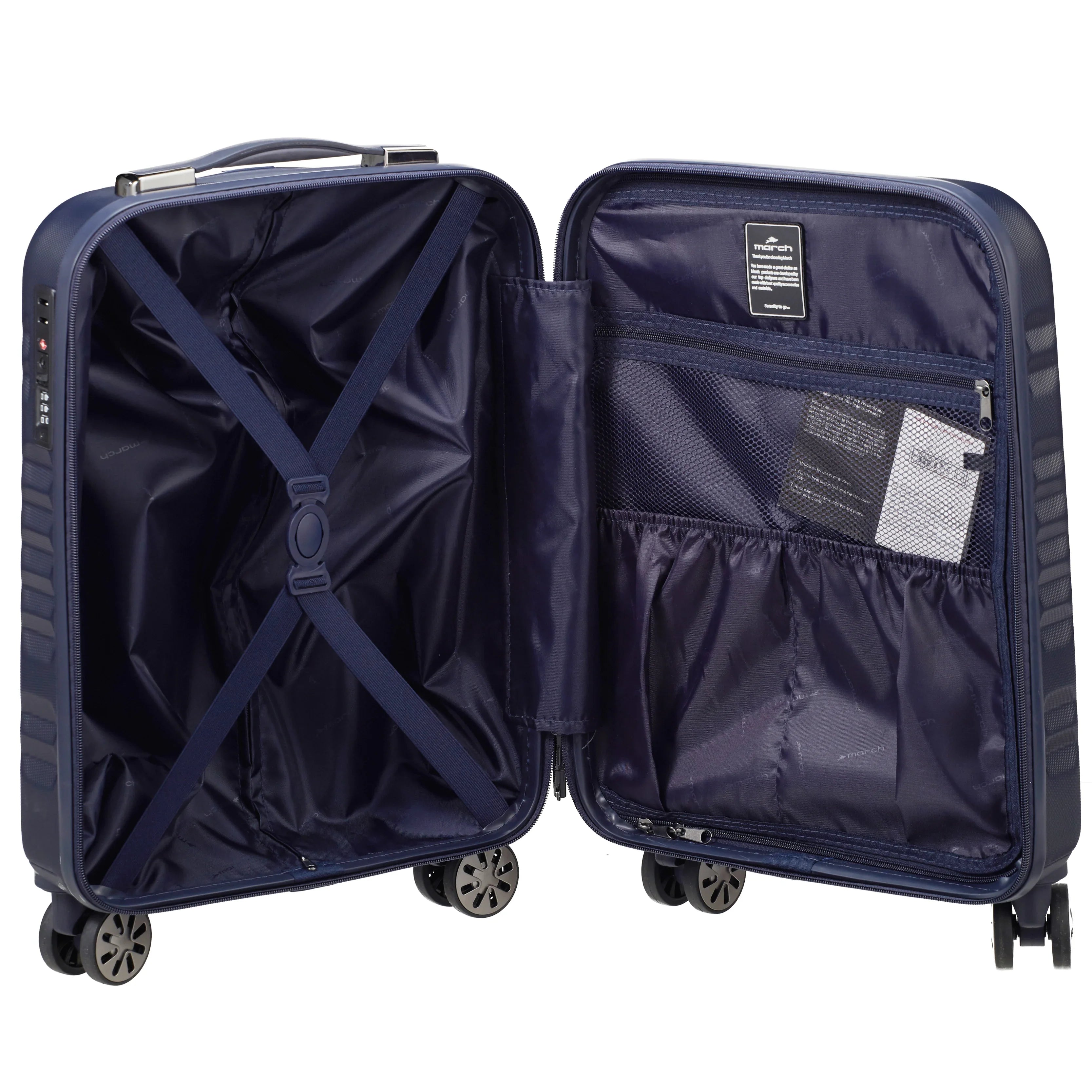 March 15 Trading Fly trolley 4 roues 55 cm marine