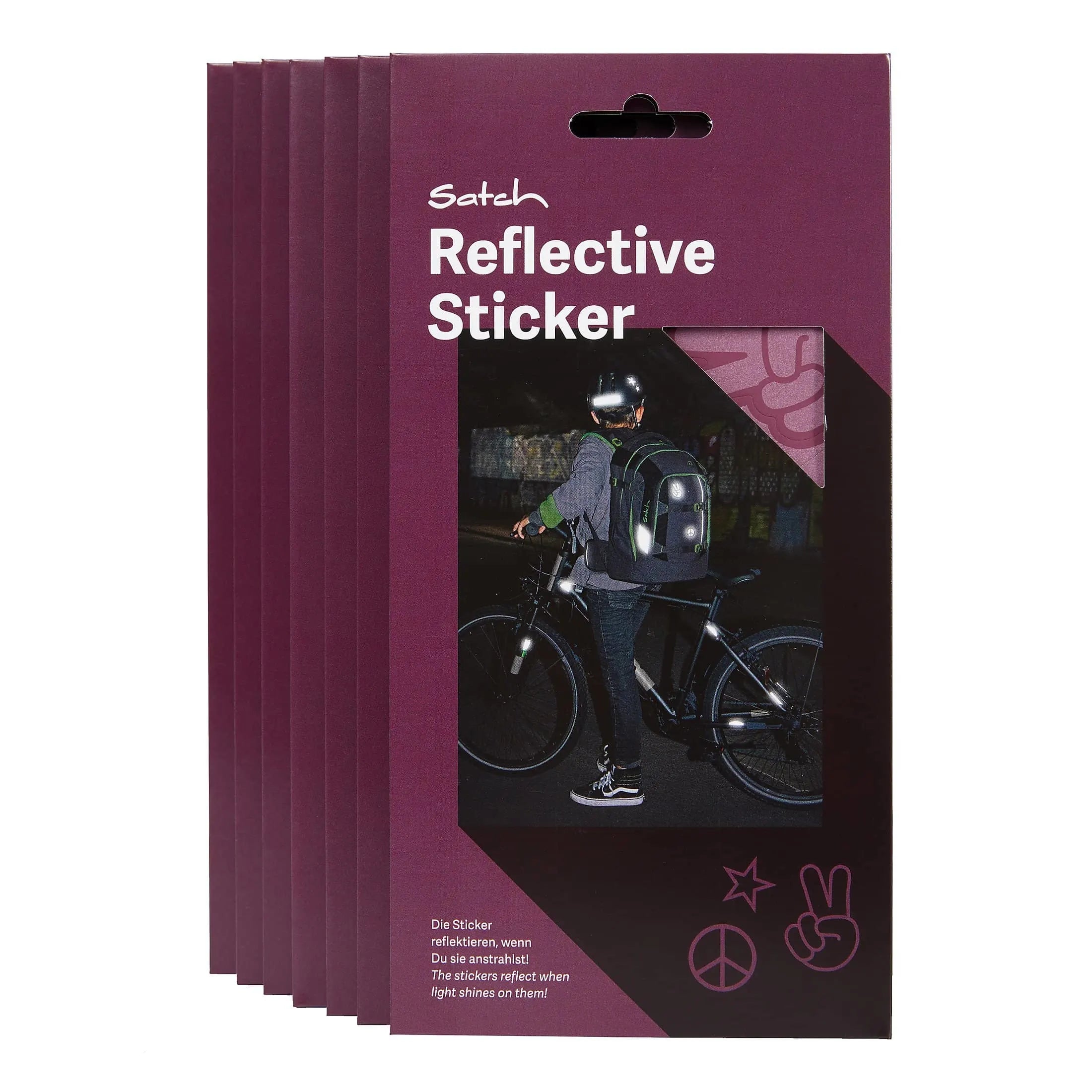 satch accessories Reflective Sticker - Purple