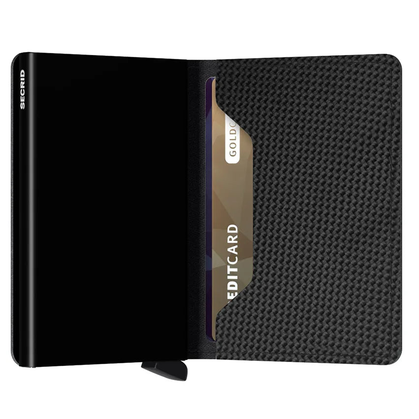 Secrid Wallets Slimwallet Carbon 10 cm - Gris Froid