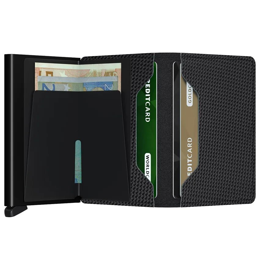 Secrid Wallets Slimwallet Carbon 10 cm - Cool Grey