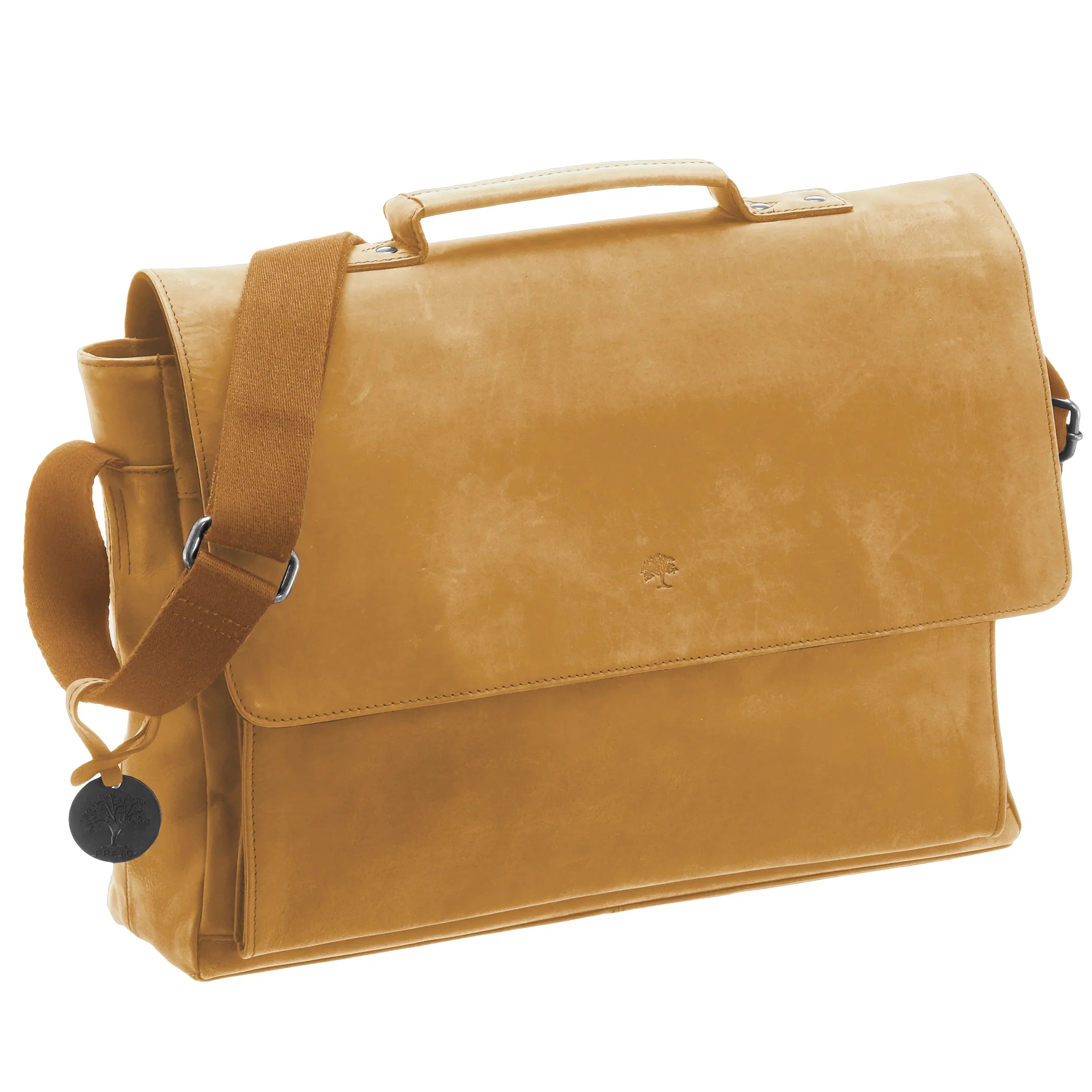 koffer-direkt.de Castello Hunter briefcase 40 cm - cognac
