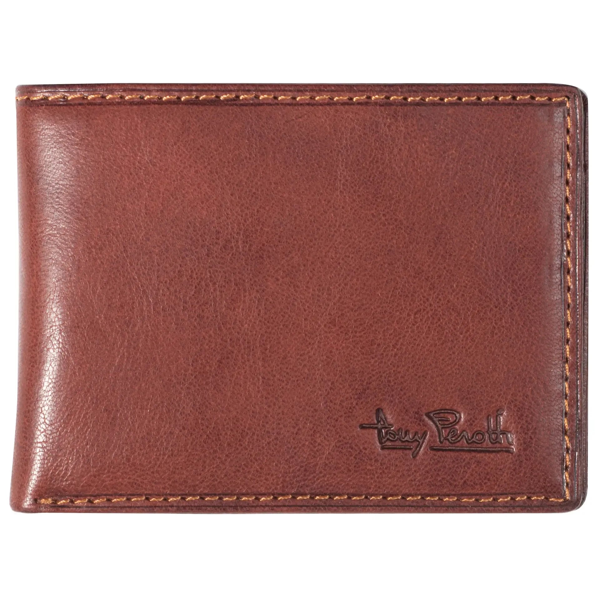 Tony Perotti Furbo Billfold wallet 11 cm - Dark brown