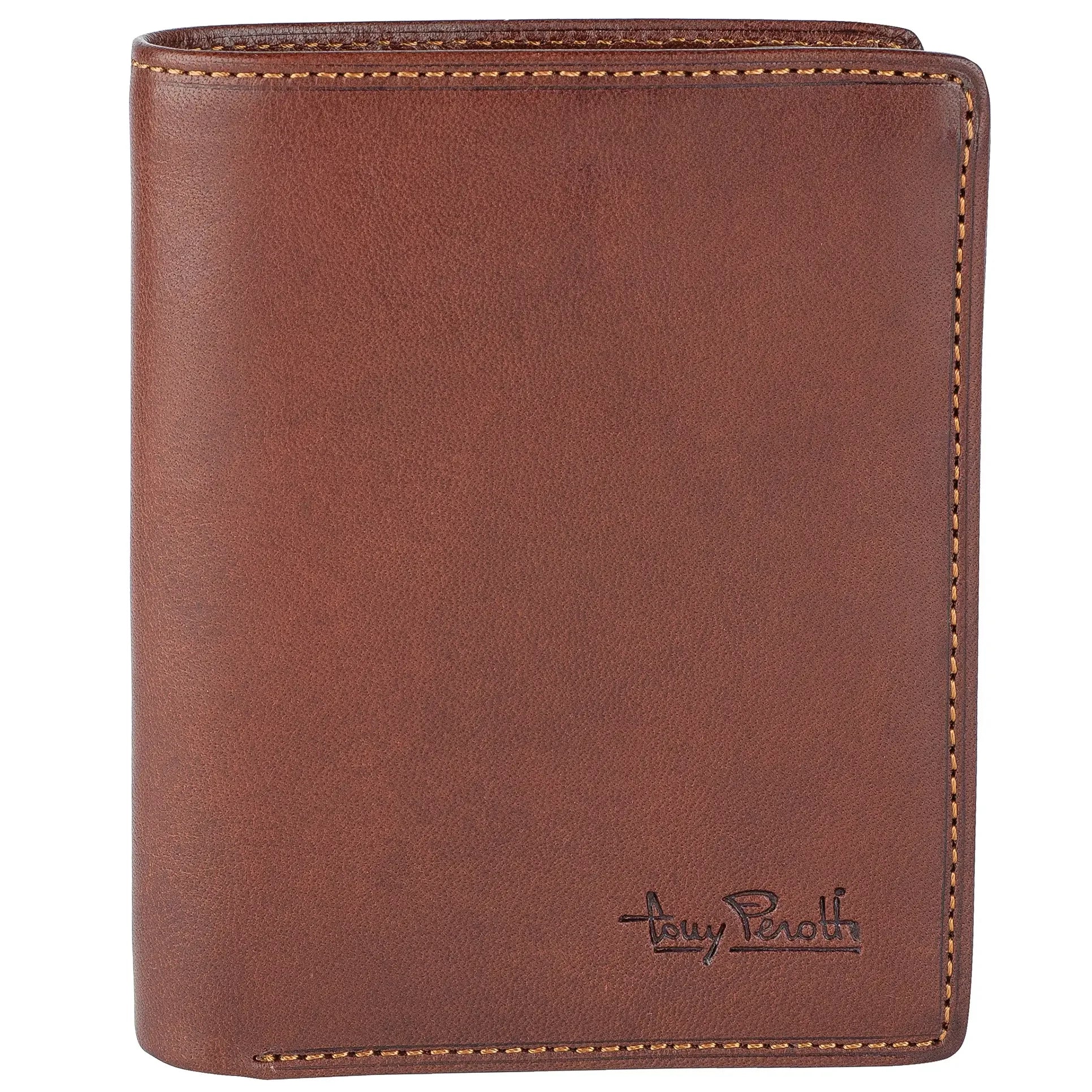 Tony Perotti Furbo Billfold wallet 13 cm - Dark brown
