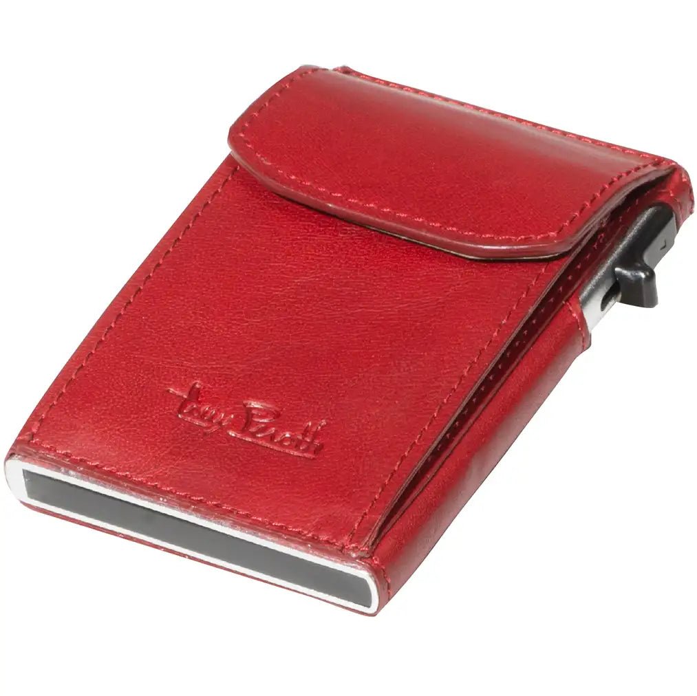 Tony Perotti Furbo porte-cartes de crédit avec protection RFID 9 cm - Rouge