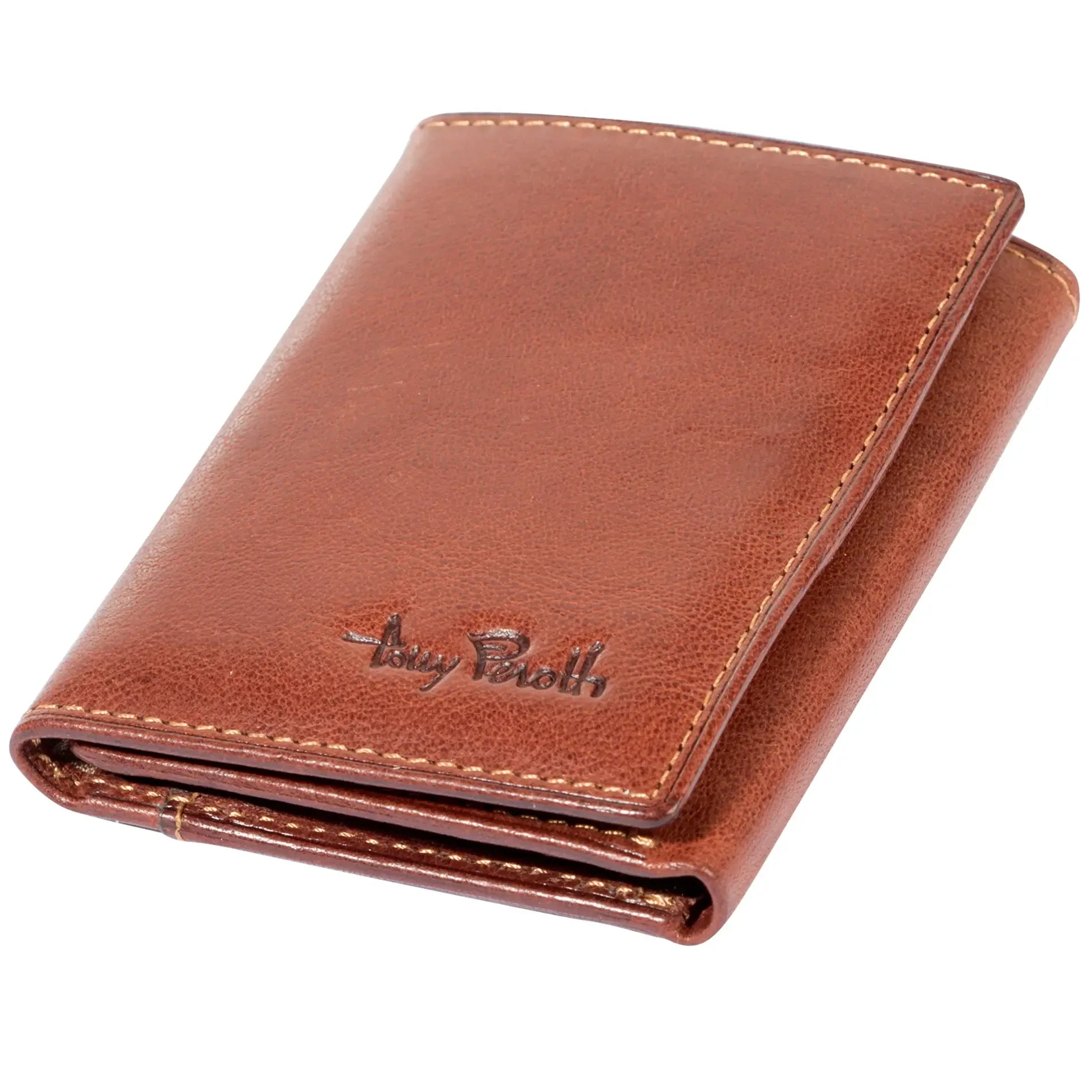 Tony Perotti Furbo Pure wallet 10 cm - Dark brown