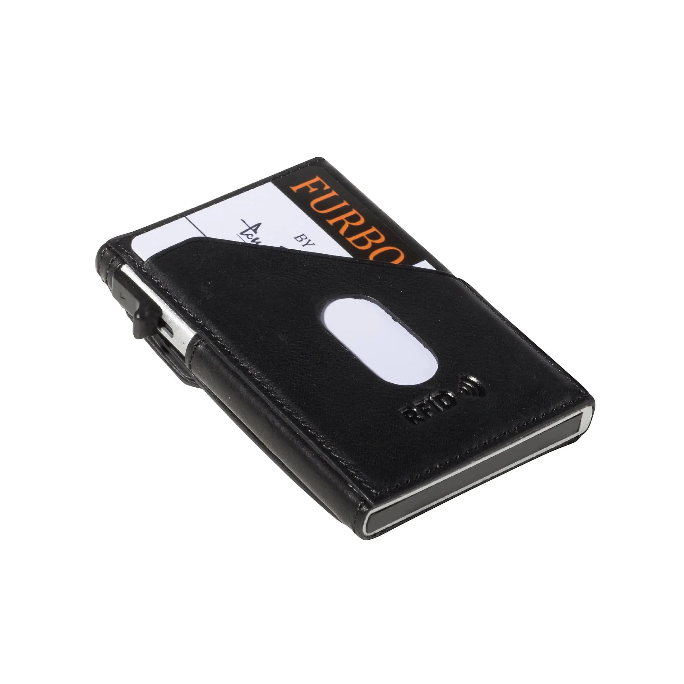 Tony Perotti Furbo porte-cartes de crédit avec protection RFID 9 cm - marron foncé
