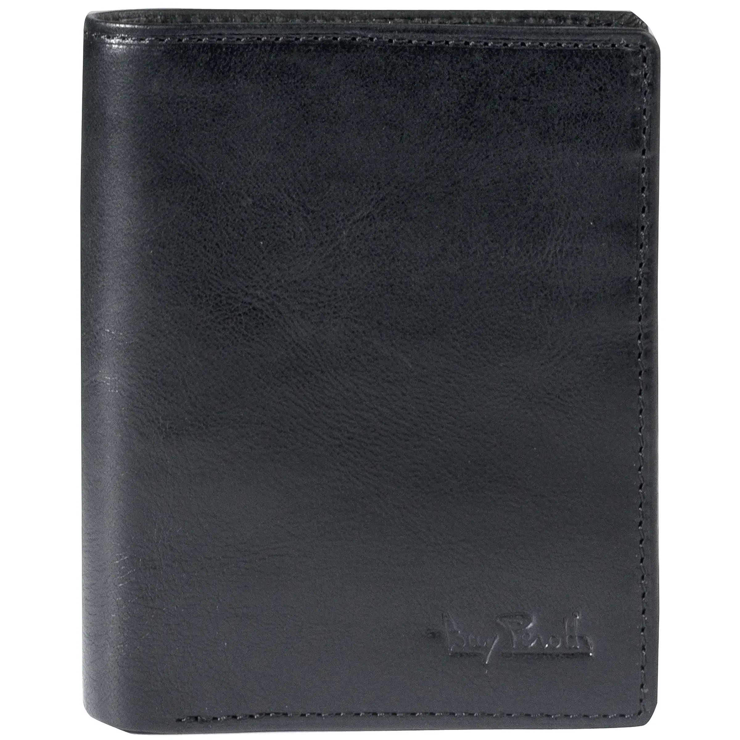 Tony Perotti Furbo vertical wallet 12 cm - Black
