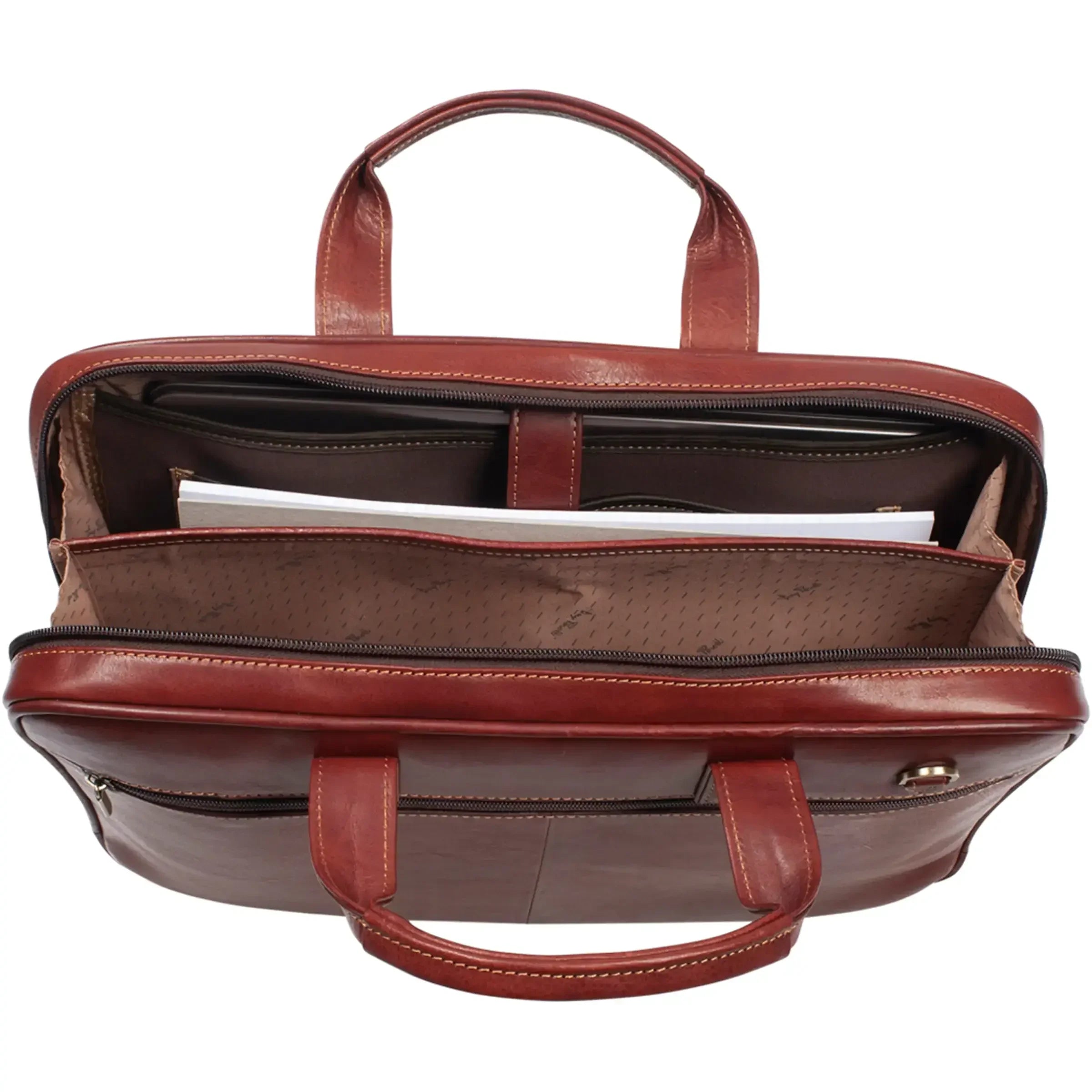 Tony Perotti Furbo laptop bag 40 cm - dark brown