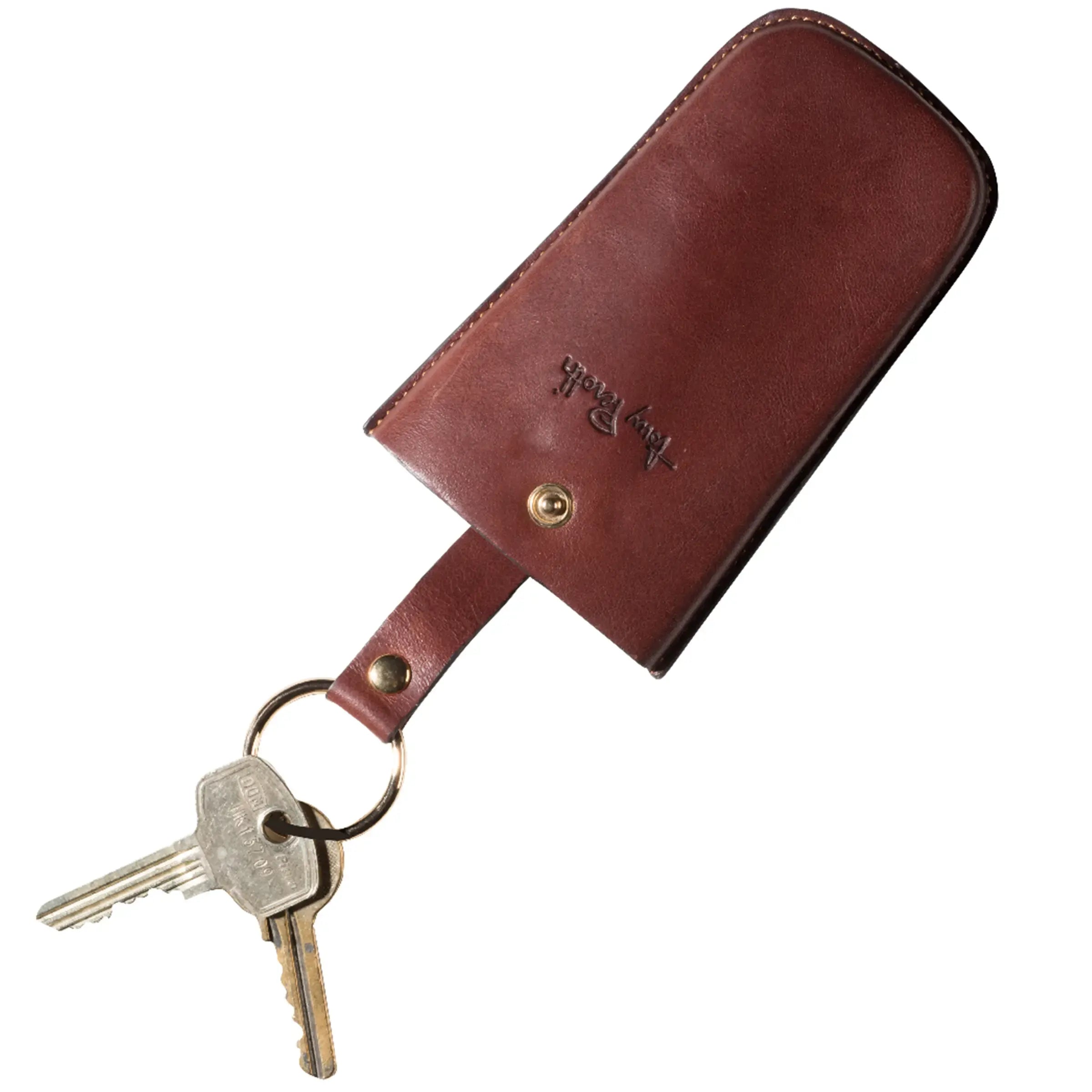 Tony Perotti Furbo key case Klocke 12 cm - Dark brown