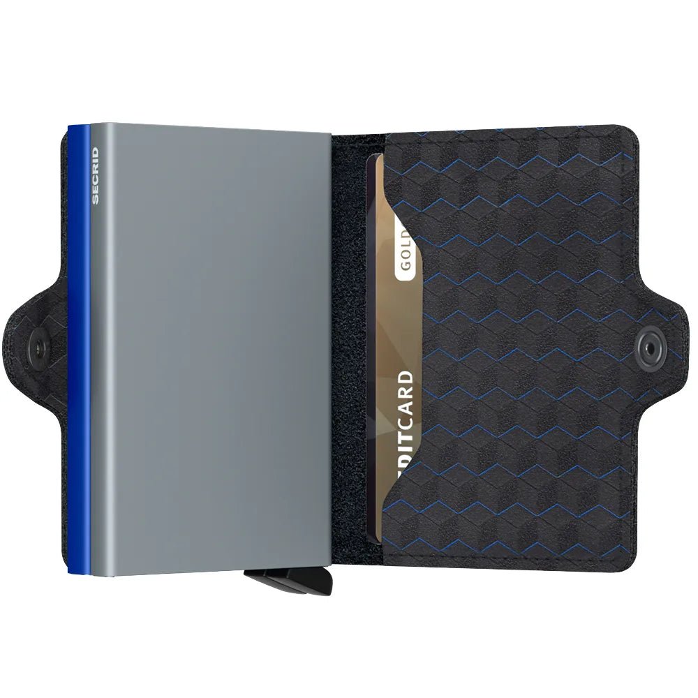 Secrid Wallets Twinwallet Optical 10 cm - Titanium-Blue