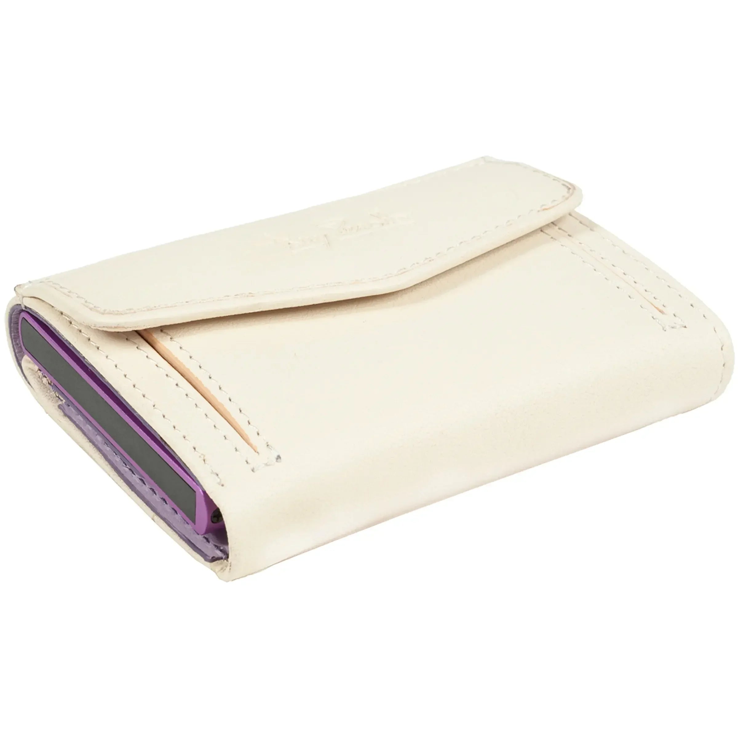 Tony Perotti Furbo RFID credit card holder for ladies 10 cm - White