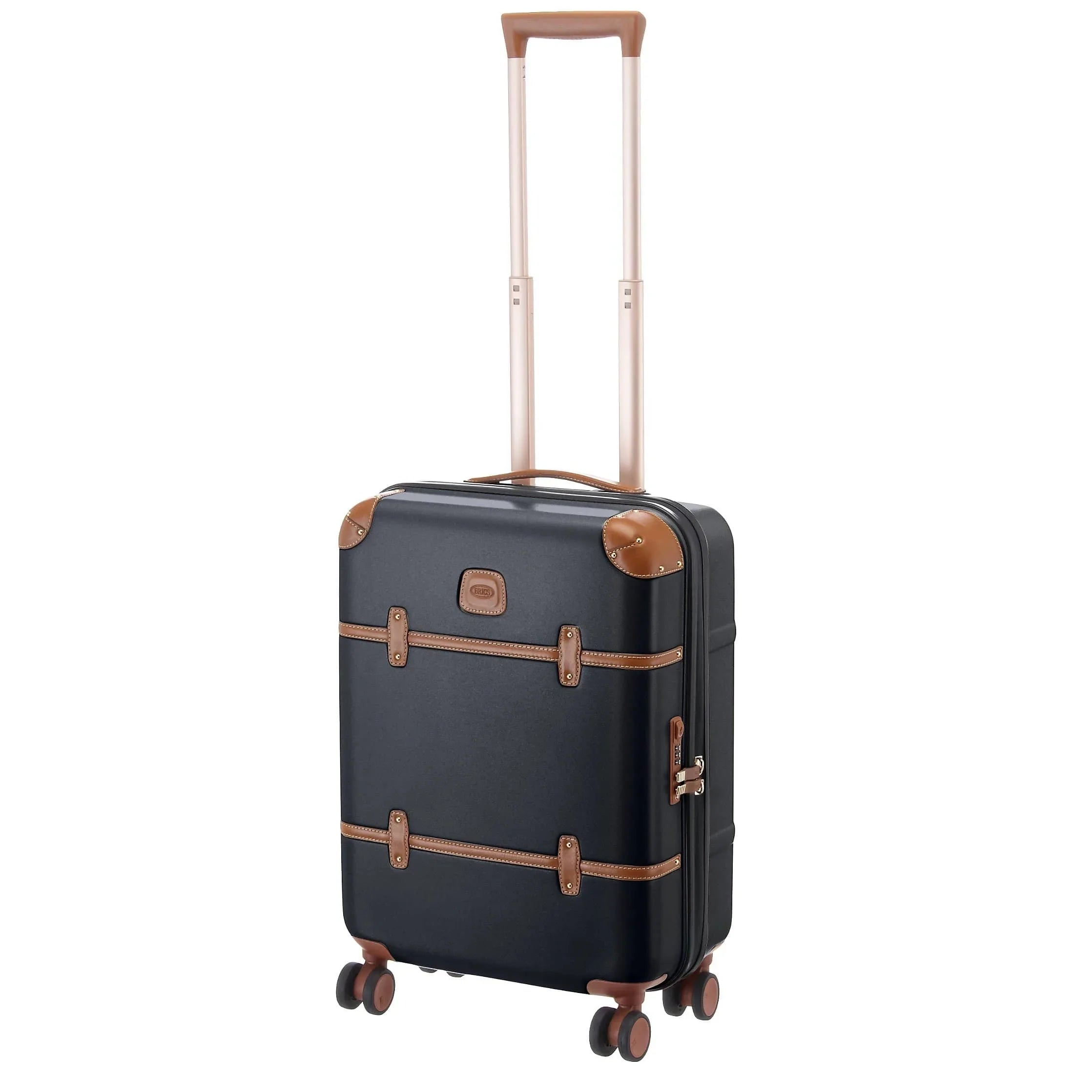 Brics Bellagio 4 roll cabin trolley 55 cm black brown