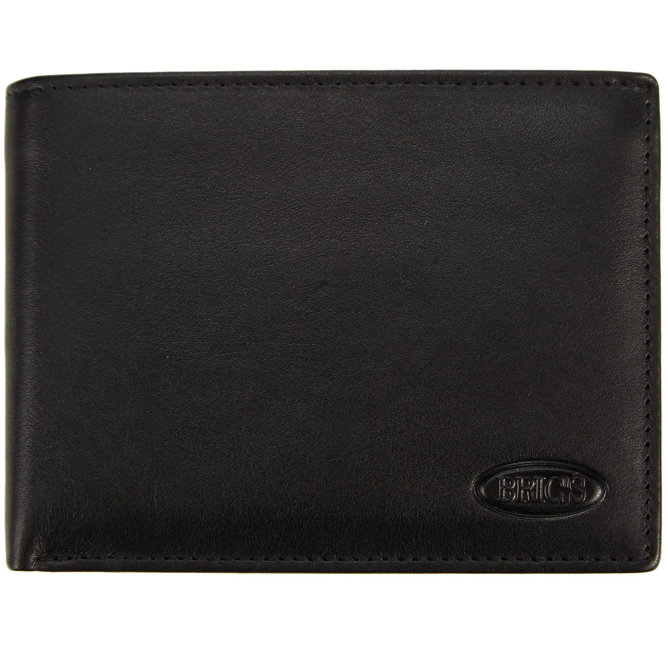 Brics Monte Rosa portefeuille RFID 12 cm - noir
