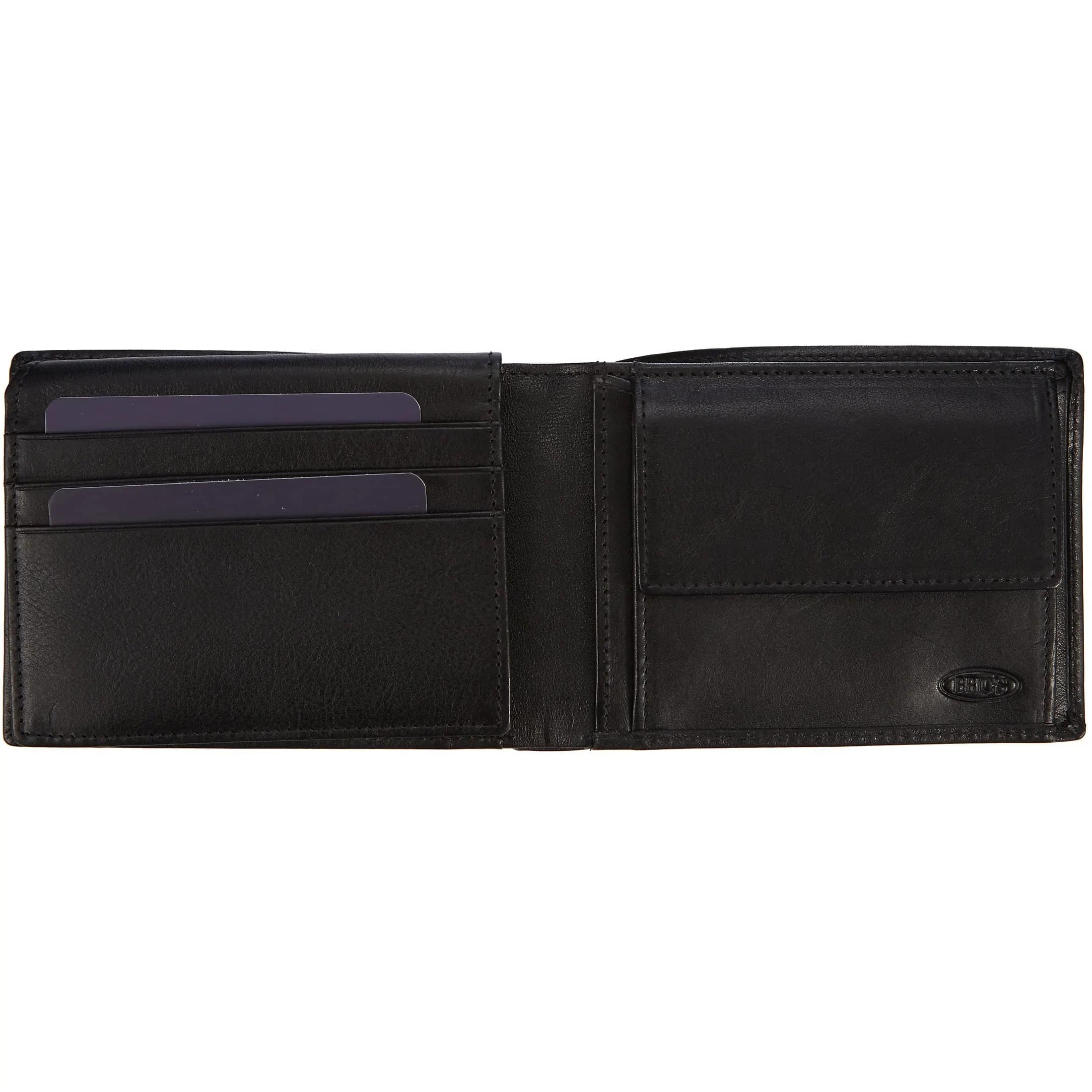 Brics Monte Rosa Geldbörse RFID 12 cm - schwarz