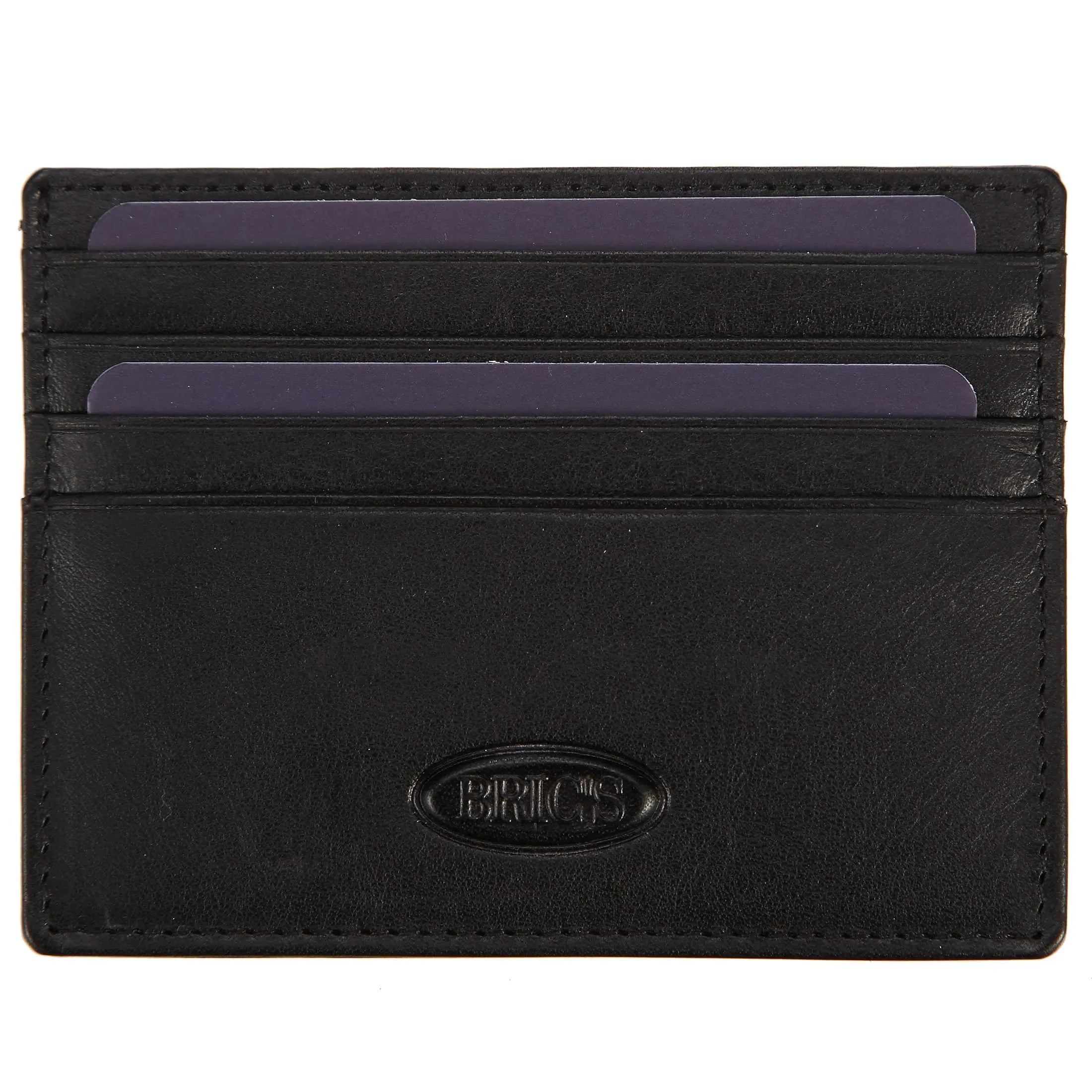 Brics Monte Rosa credit card holder RFID 10 cm - black