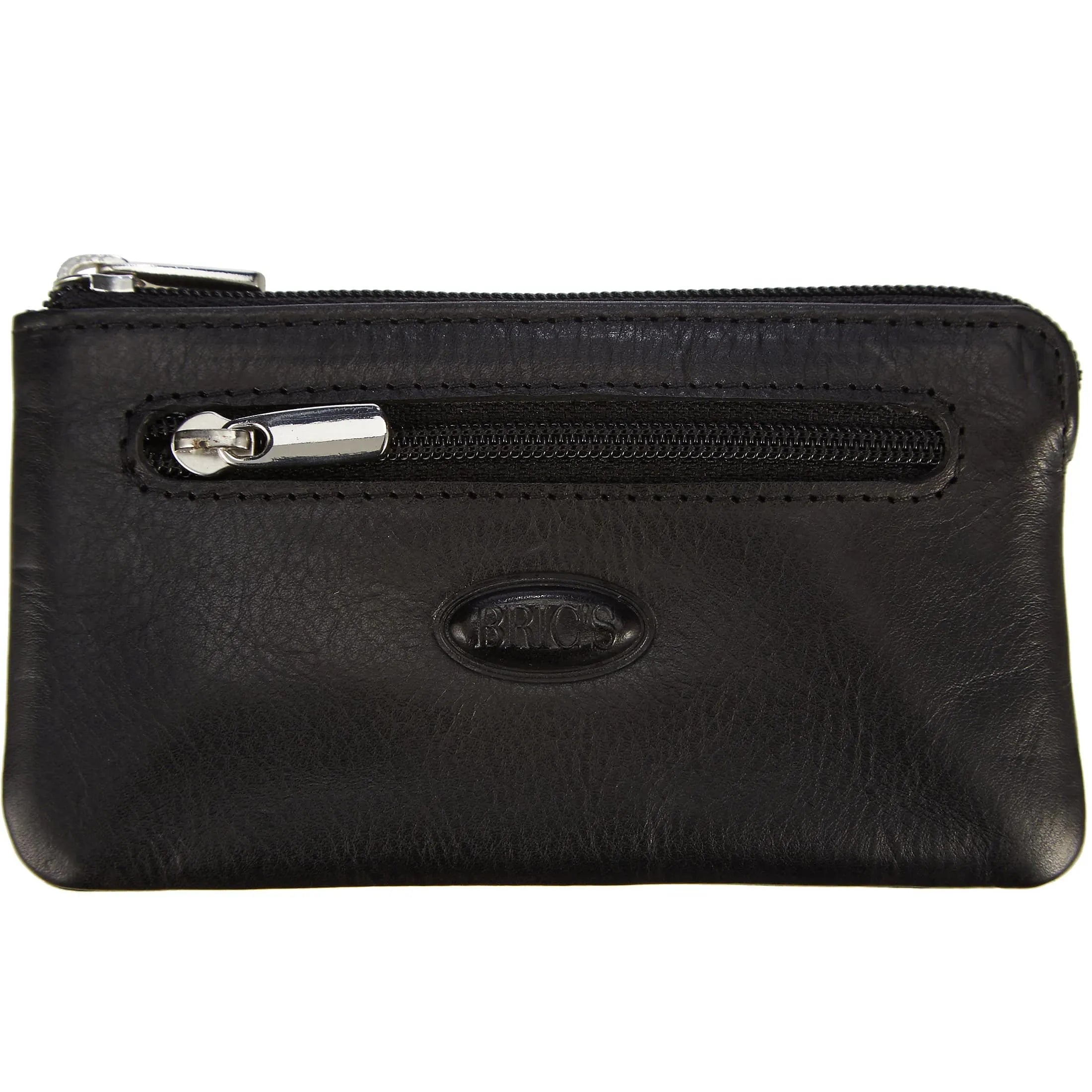Brics Monte Rosa key case with zipper 12 cm - black