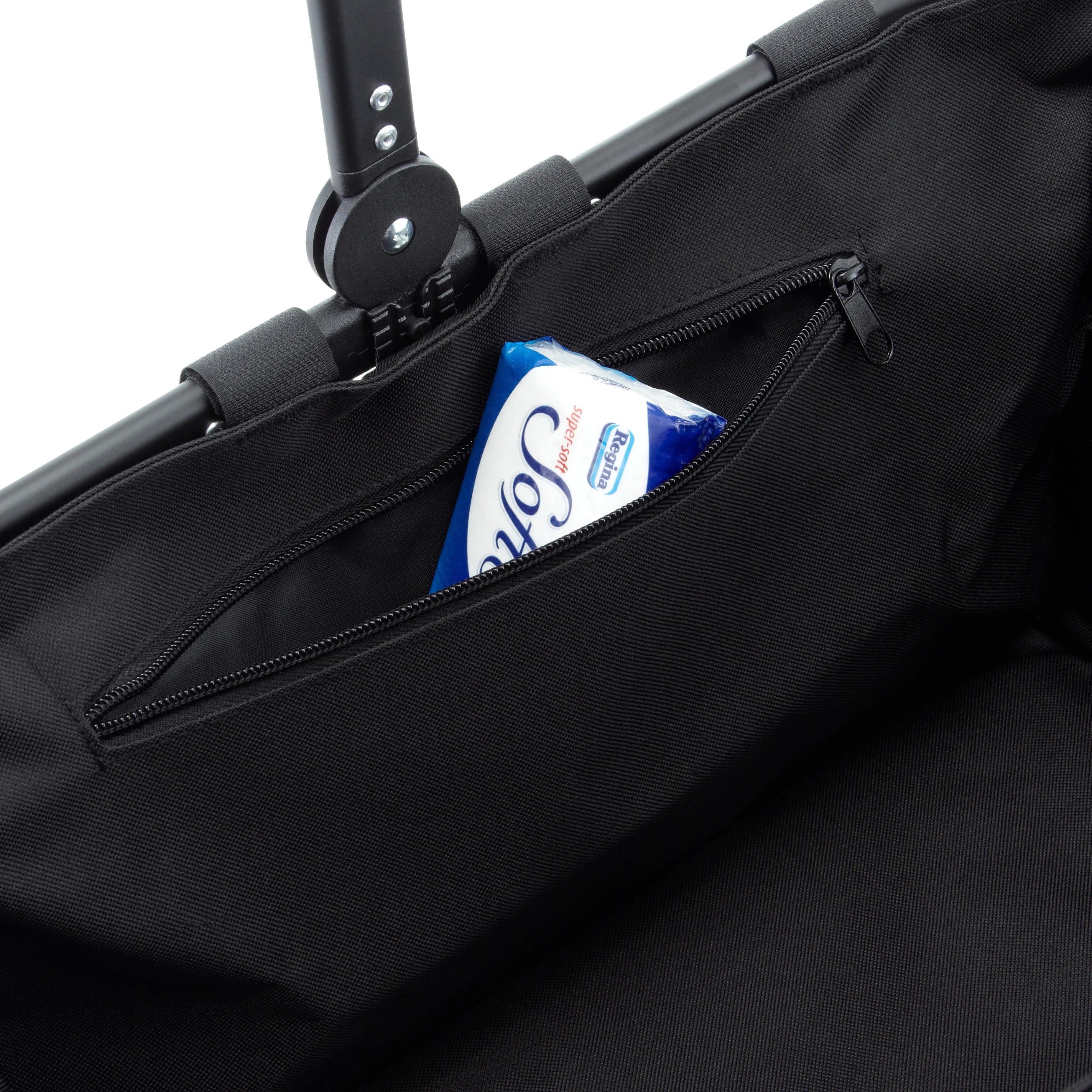 Reisenthel Shopping Carrybag Frame panier à provisions 48 cm - noir/noir
